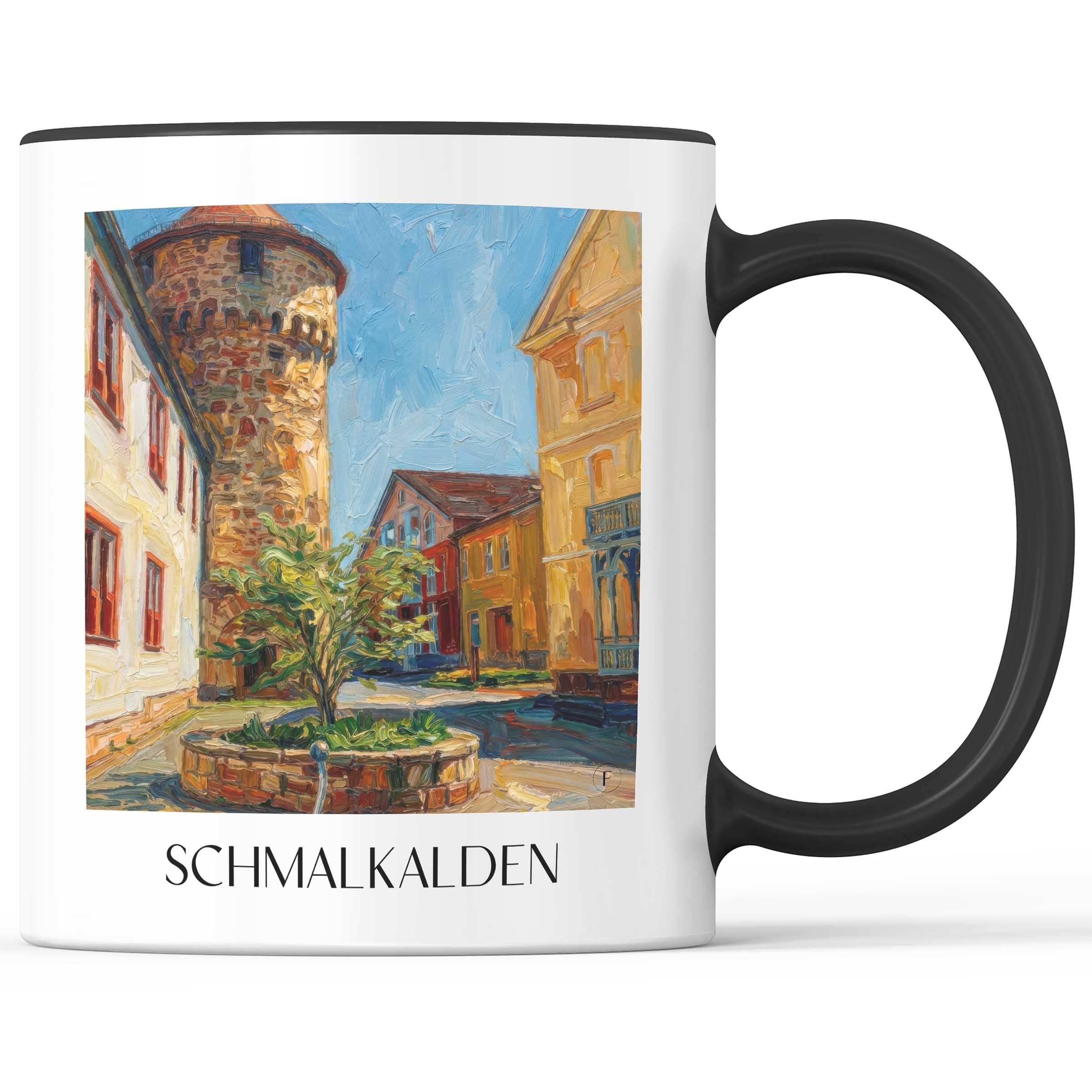 schmalkalden-thüringen-deutschland-kaffeebecher-oil-painting-oelgemaelde