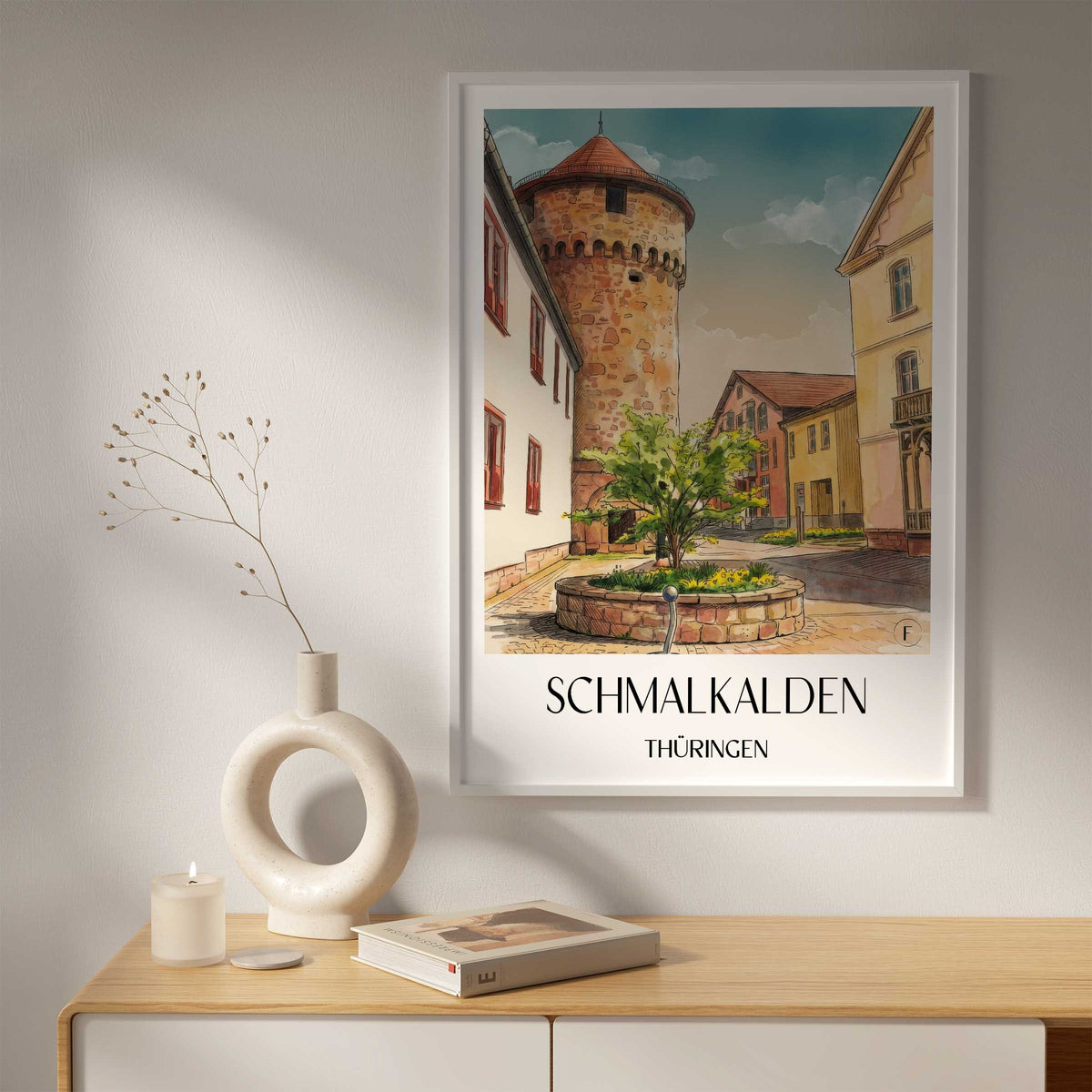 schmalkalden-thüringen-deutschland-poster-aquarell