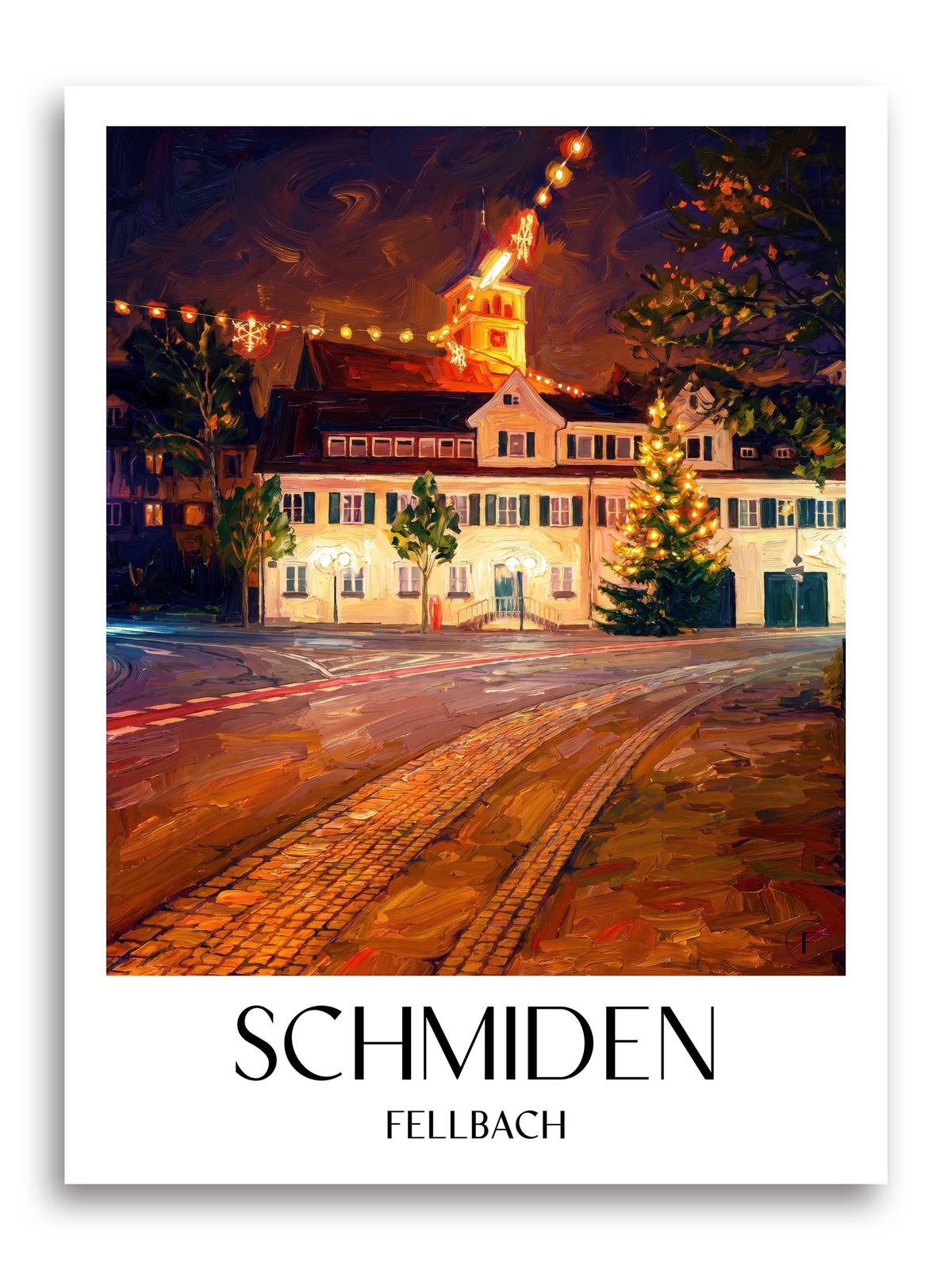 schmiden-fellbach-deutschland-poster-oil-painting-oelgemaelde