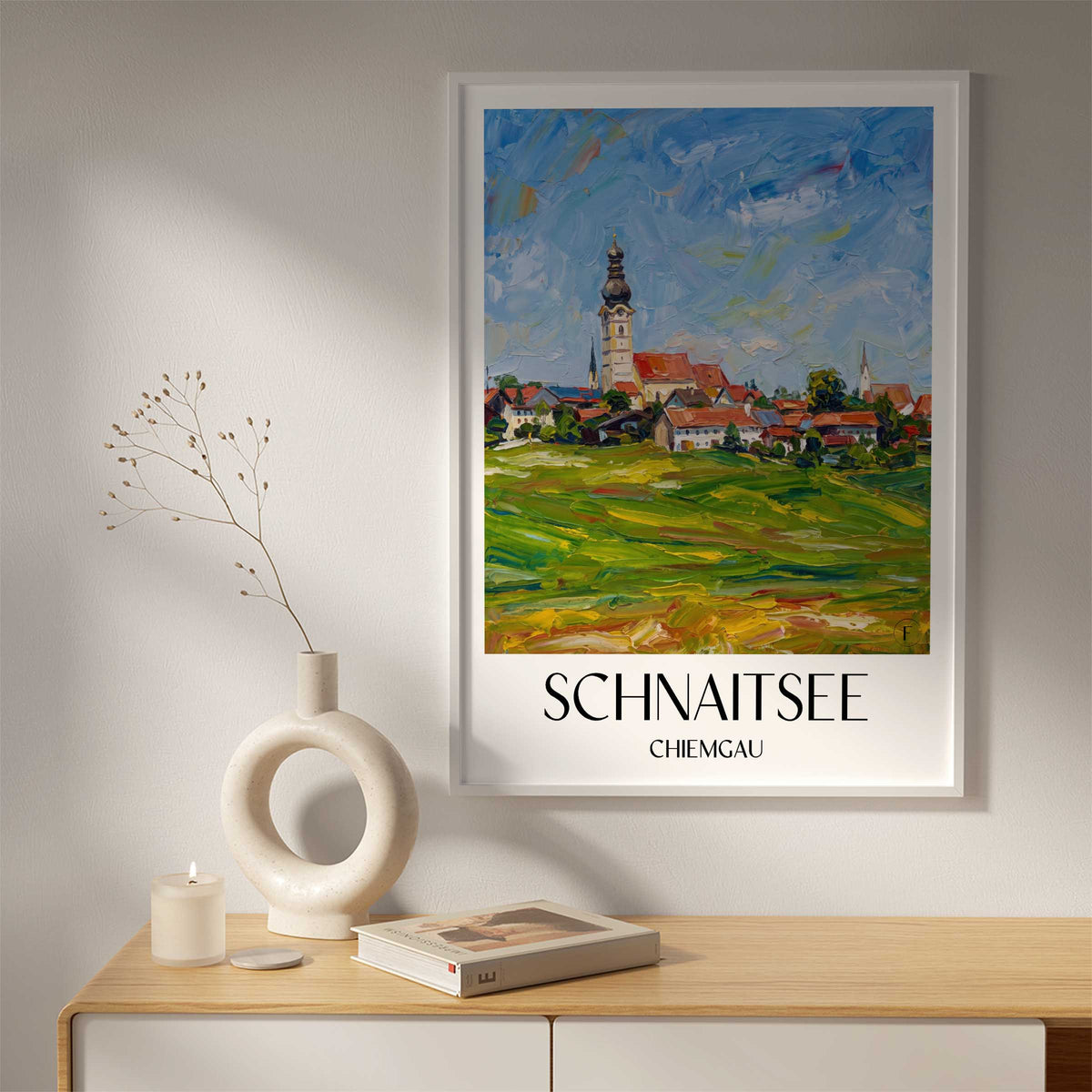 schnaitsee-chiemgau-deutschland-poster-oil-painting-oelgemaelde