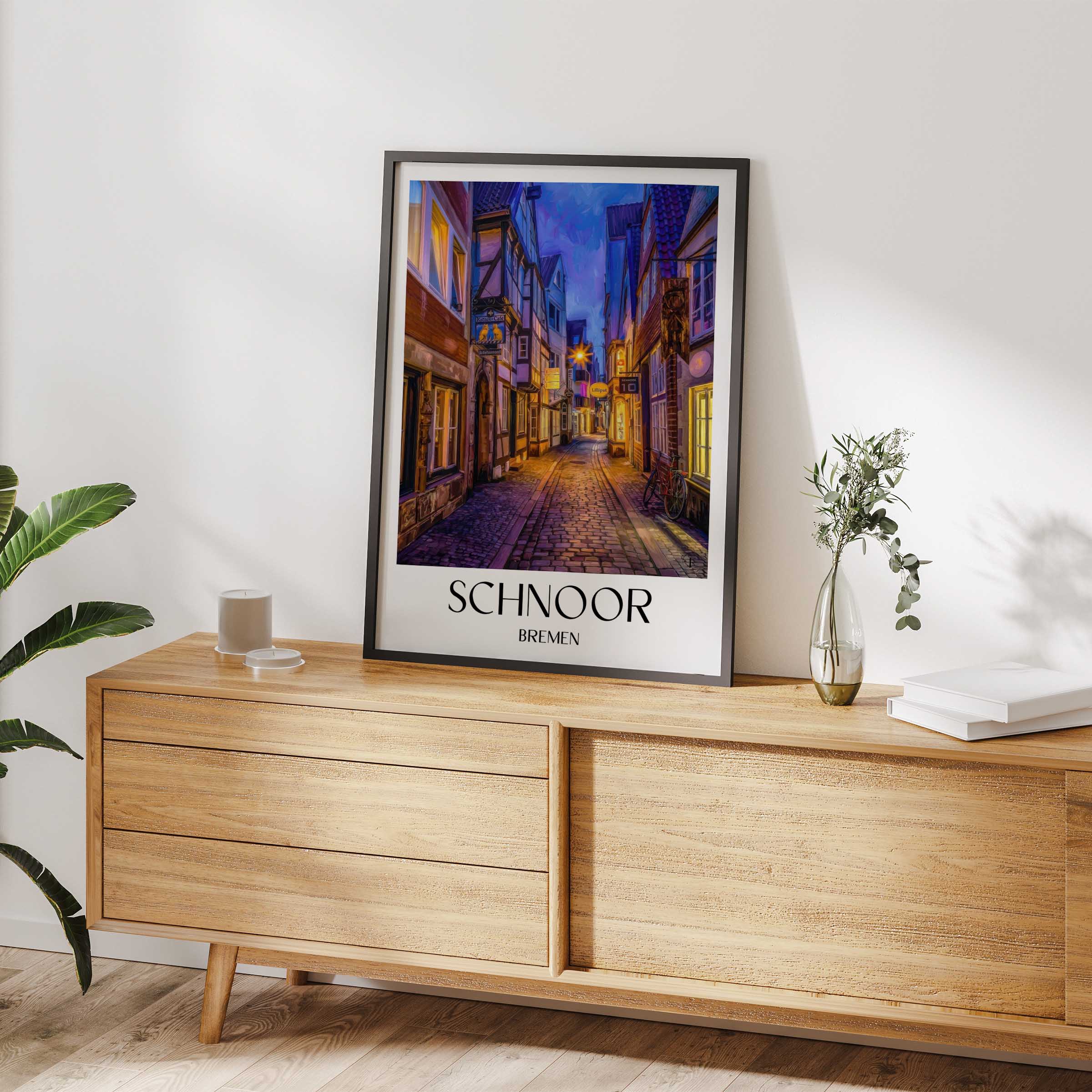 schnoor-bremen-deutschland-poster-oil-painting-oelgemaelde