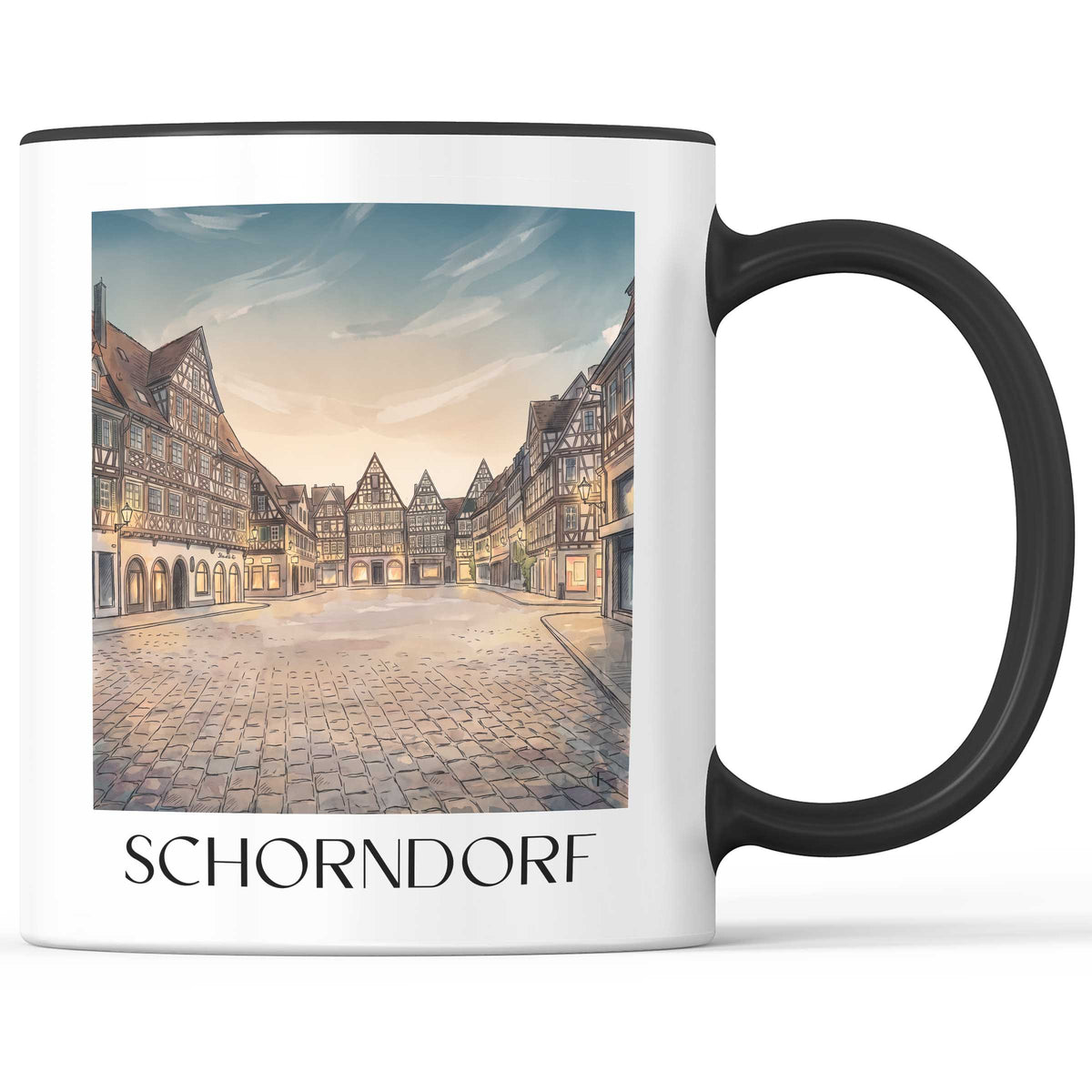 schorndorf-remstal-deutschland-kaffeebecher-aquarell