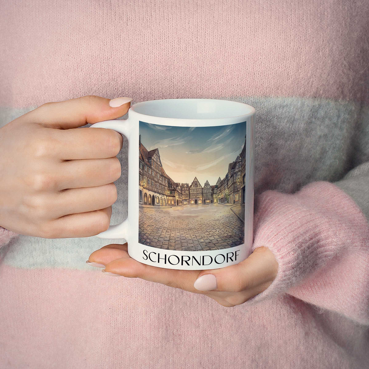 schorndorf-remstal-deutschland-kaffeebecher-aquarell