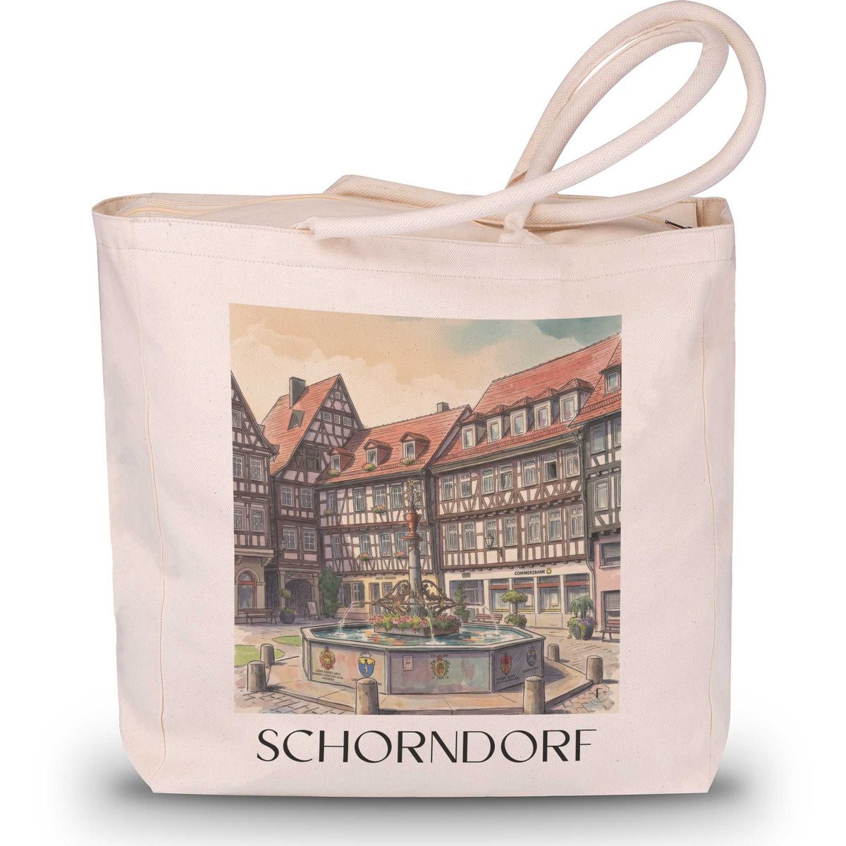 schorndorf-württemberg-deutschland-einkaufstasche-aquarell