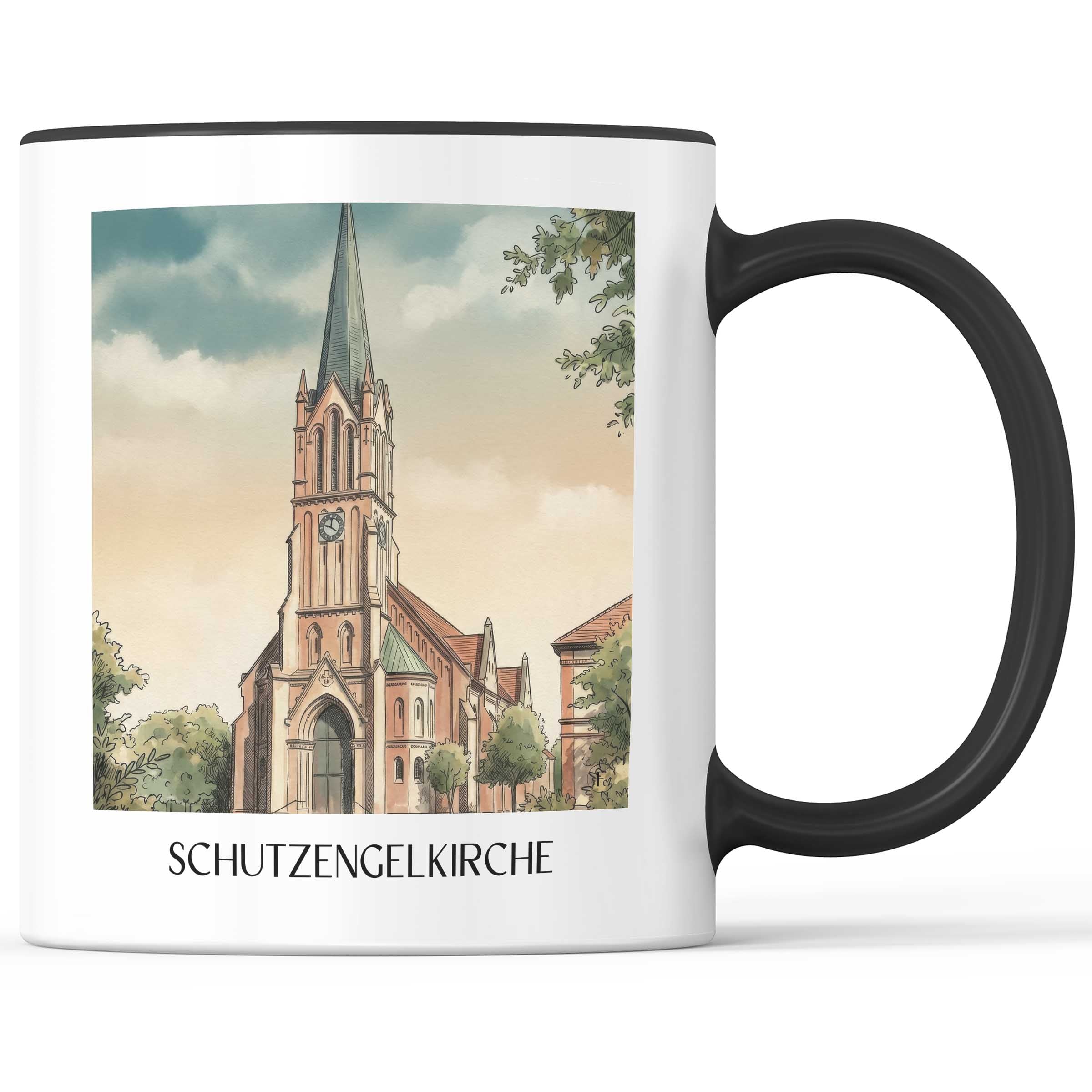 schutzengelkirche-brühl-deutschland-kaffeebecher-aquarell