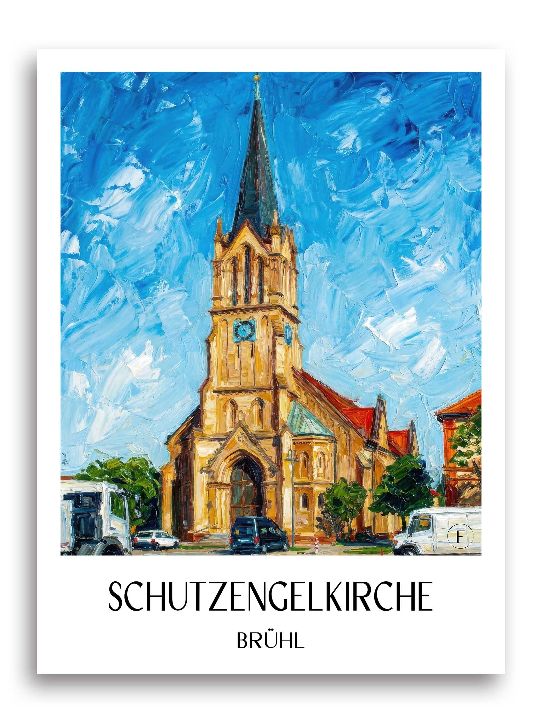 schutzengelkirche-brühl-deutschland-poster-oil-painting-oelgemaelde