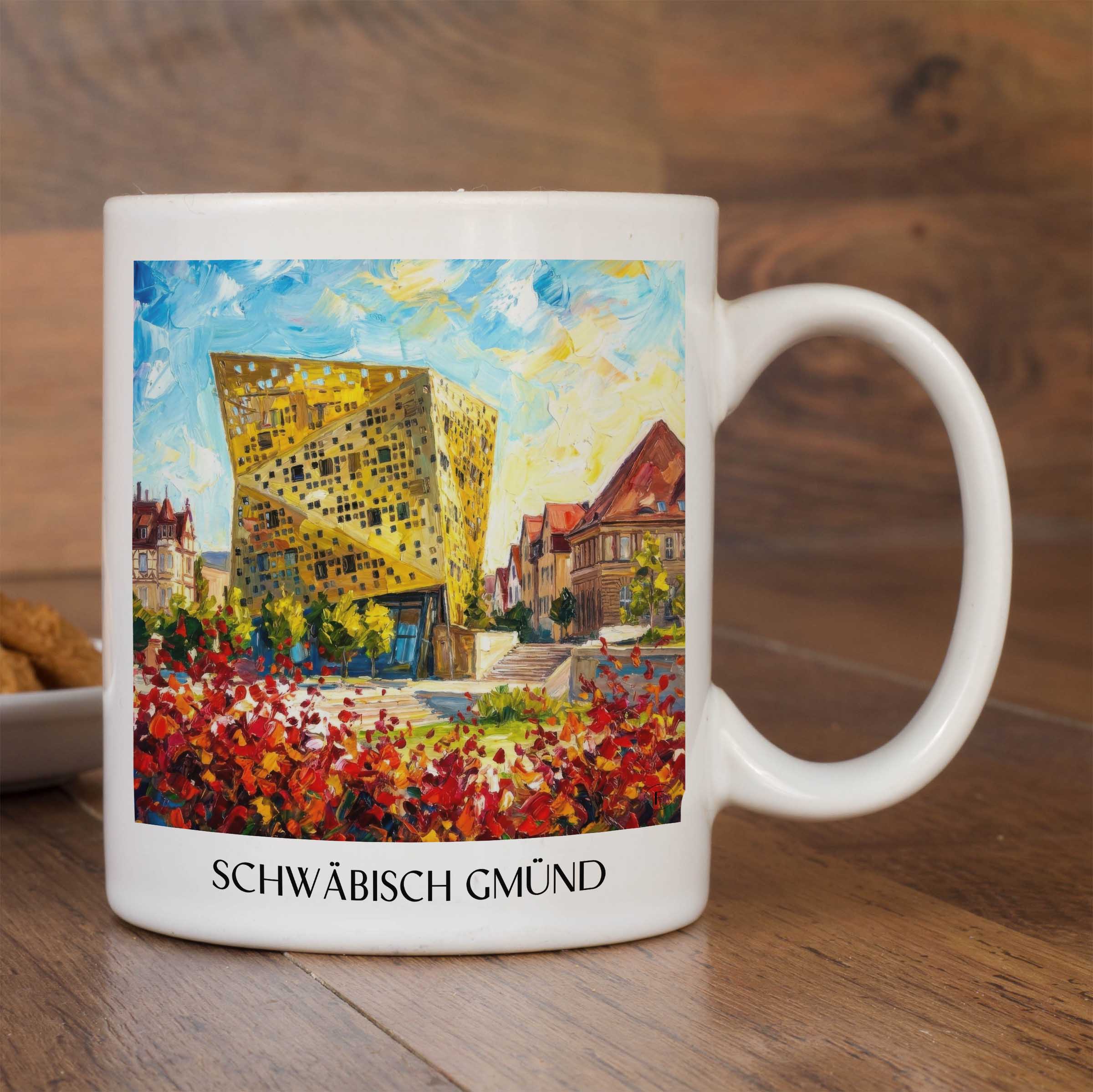 schwäbisch-gmünd-deutschland-kaffeebecher-oil-painting-oelgemaelde