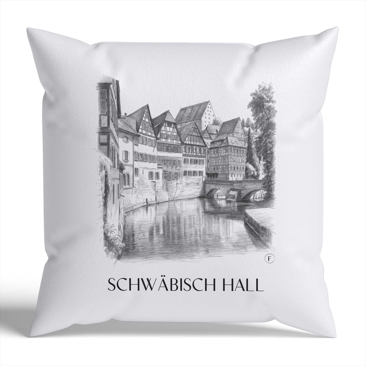 schwäbisch-hall-deutschland-deutschland-kissenbezug-bleistift-zeichnung-drawing