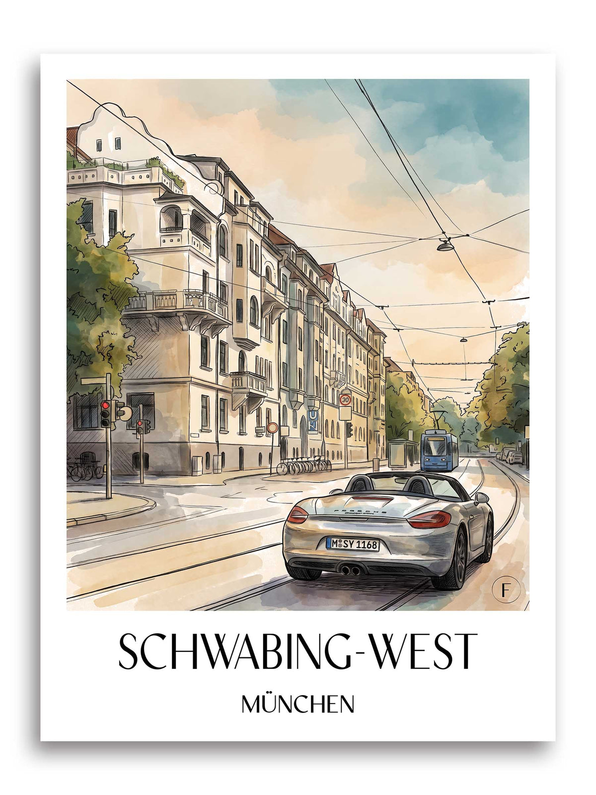 schwabing-west-münchen-deutschland-poster-aquarell