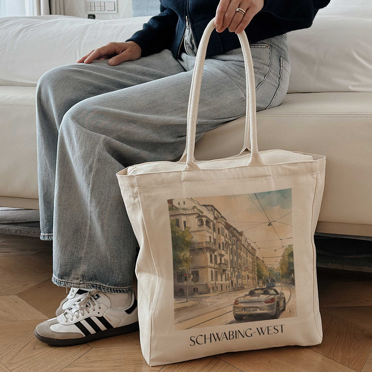 schwabing-west-münchen-deutschland-einkaufstasche-aquarell