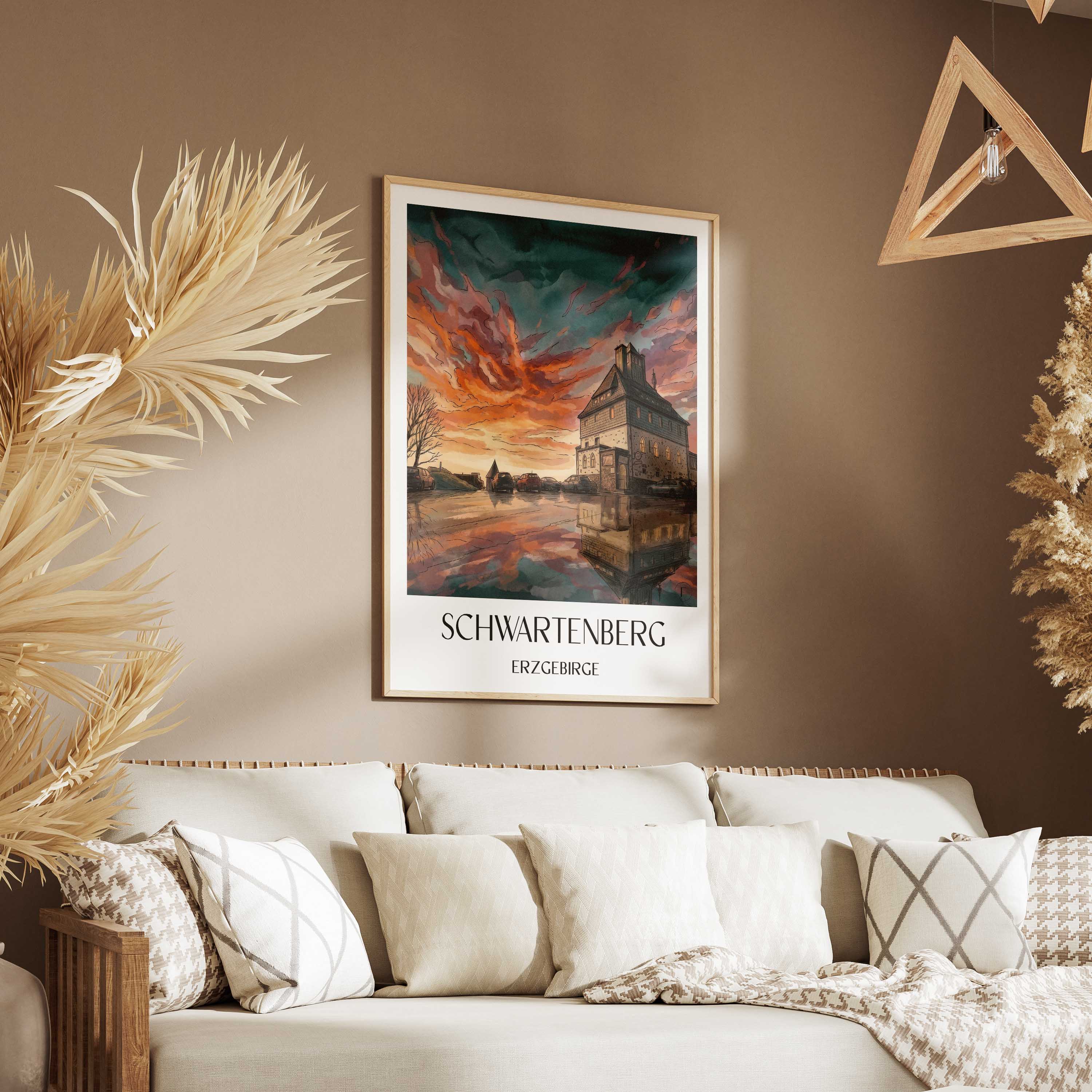schwartenberg-erzgebirge-deutschland-poster-aquarell