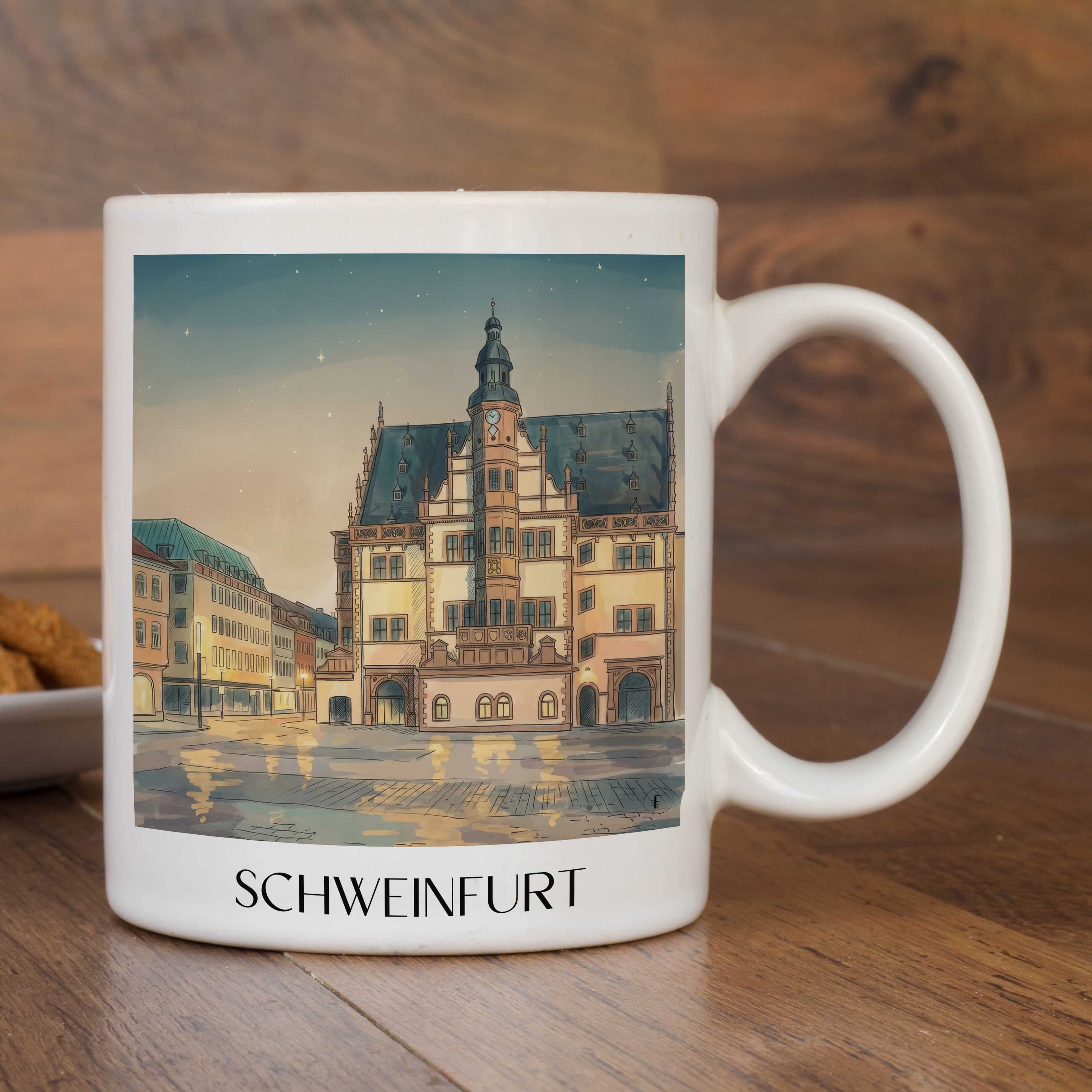 schweinfurt-deutschland-kaffeebecher-aquarell