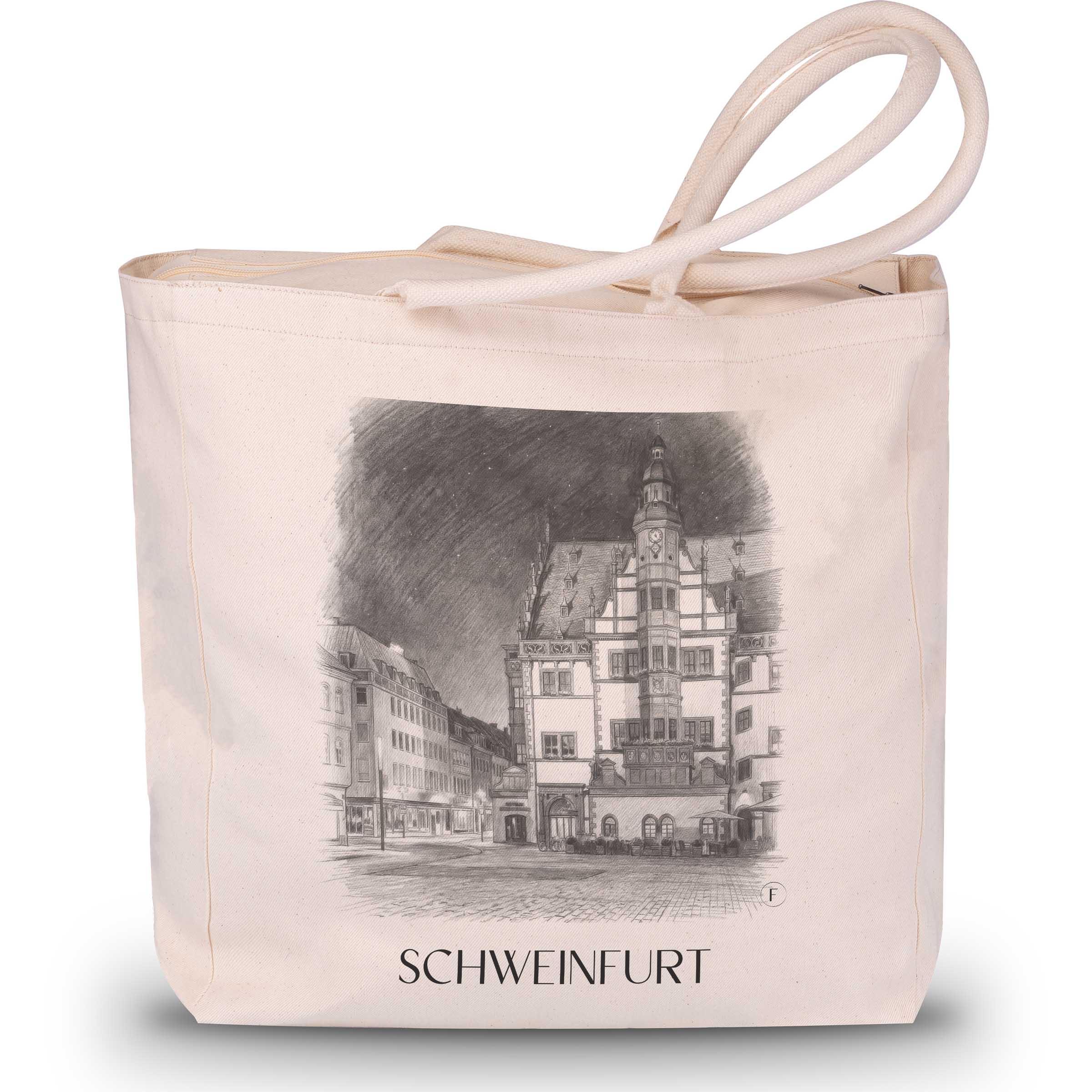 schweinfurt-deutschland-einkaufstasche-bleistift-zeichnung-drawing