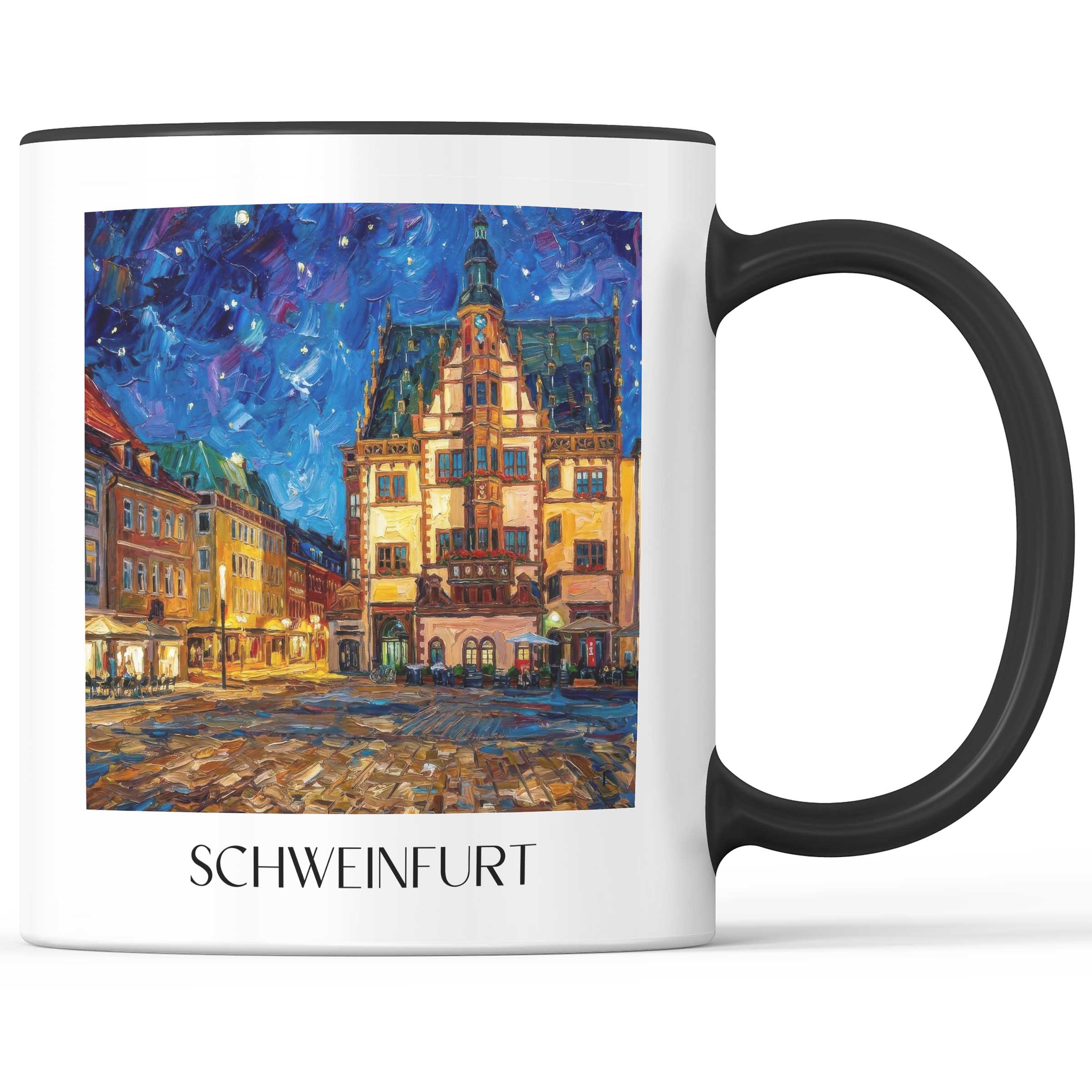 schweinfurt-franken-deutschland-kaffeebecher-oil-painting-oelgemaelde