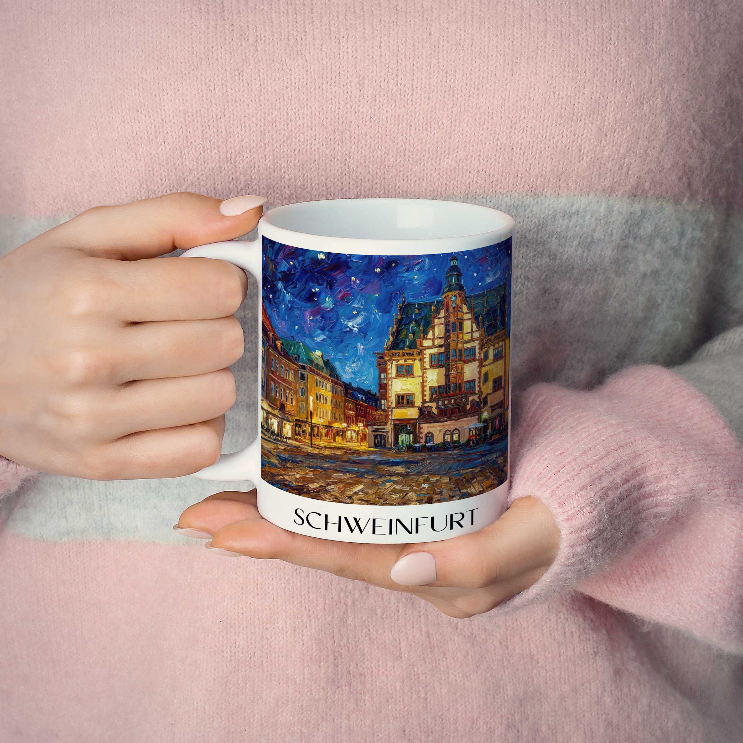 schweinfurt-franken-deutschland-kaffeebecher-oil-painting-oelgemaelde