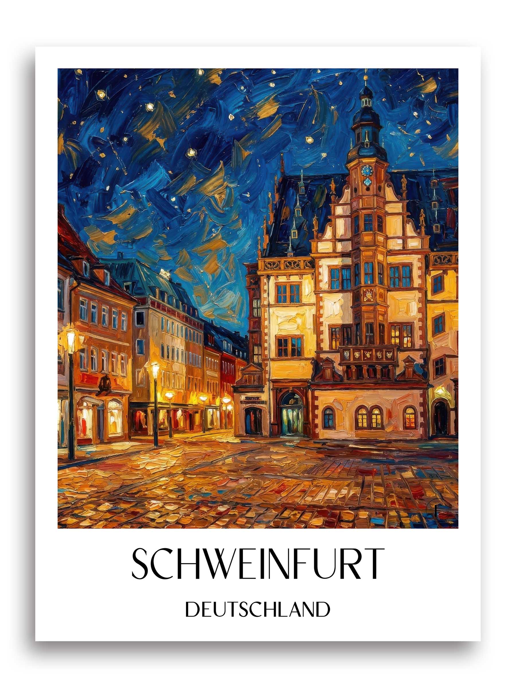 schweinfurt-deutschland-poster-oil-painting-oelgemaelde