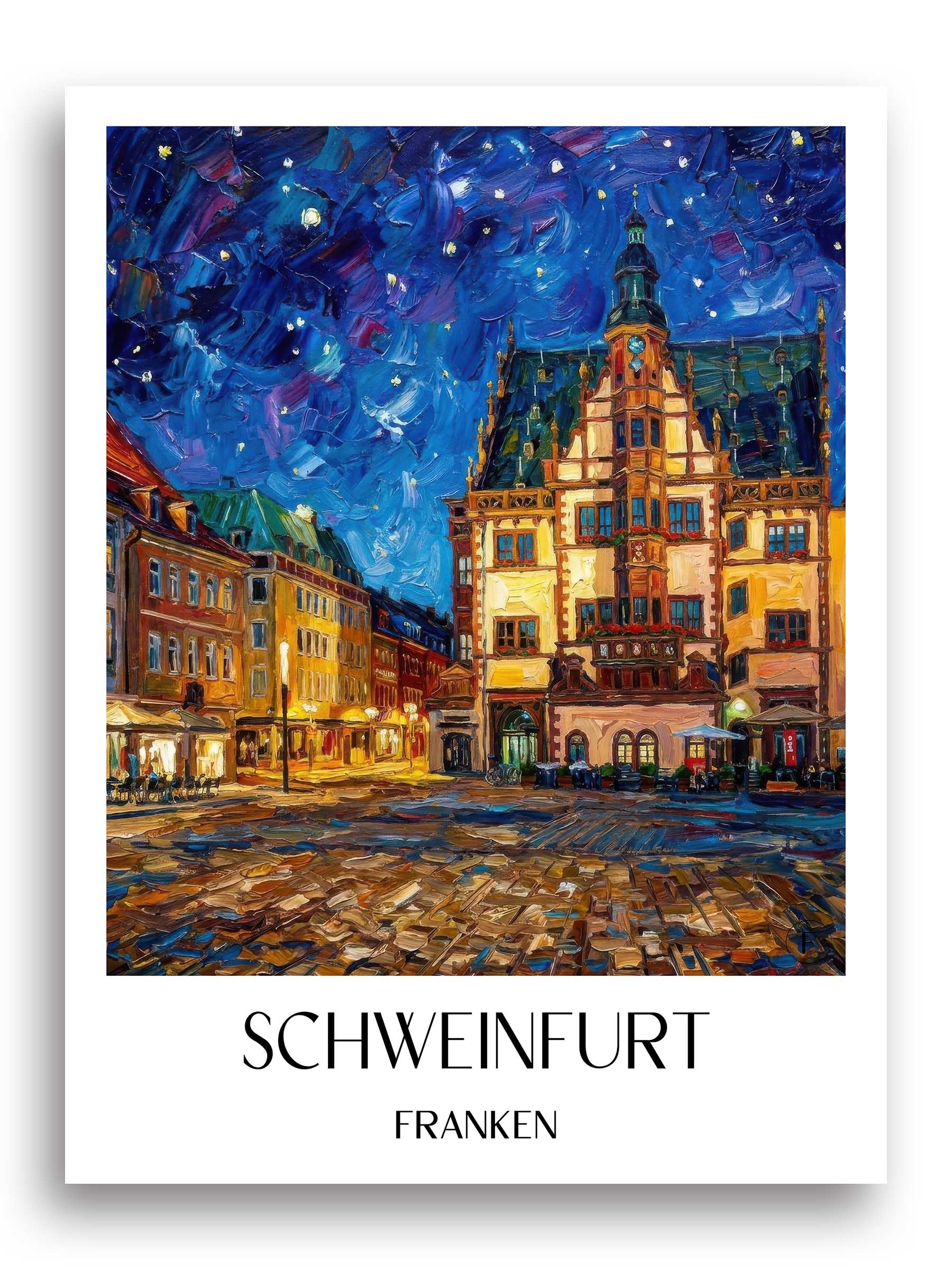 schweinfurt-franken-deutschland-poster-oil-painting-oelgemaelde