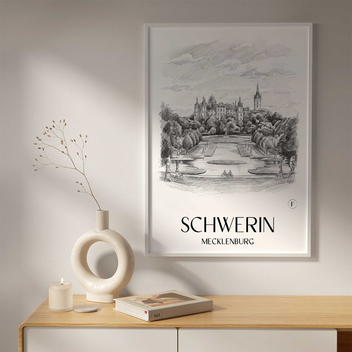 schwerin-mecklenburg-deutschland-poster-bleistift-zeichnung-drawing