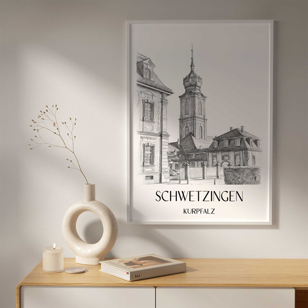 schwetzingen-kurpfalz-deutschland-poster-bleistift-zeichnung-drawing