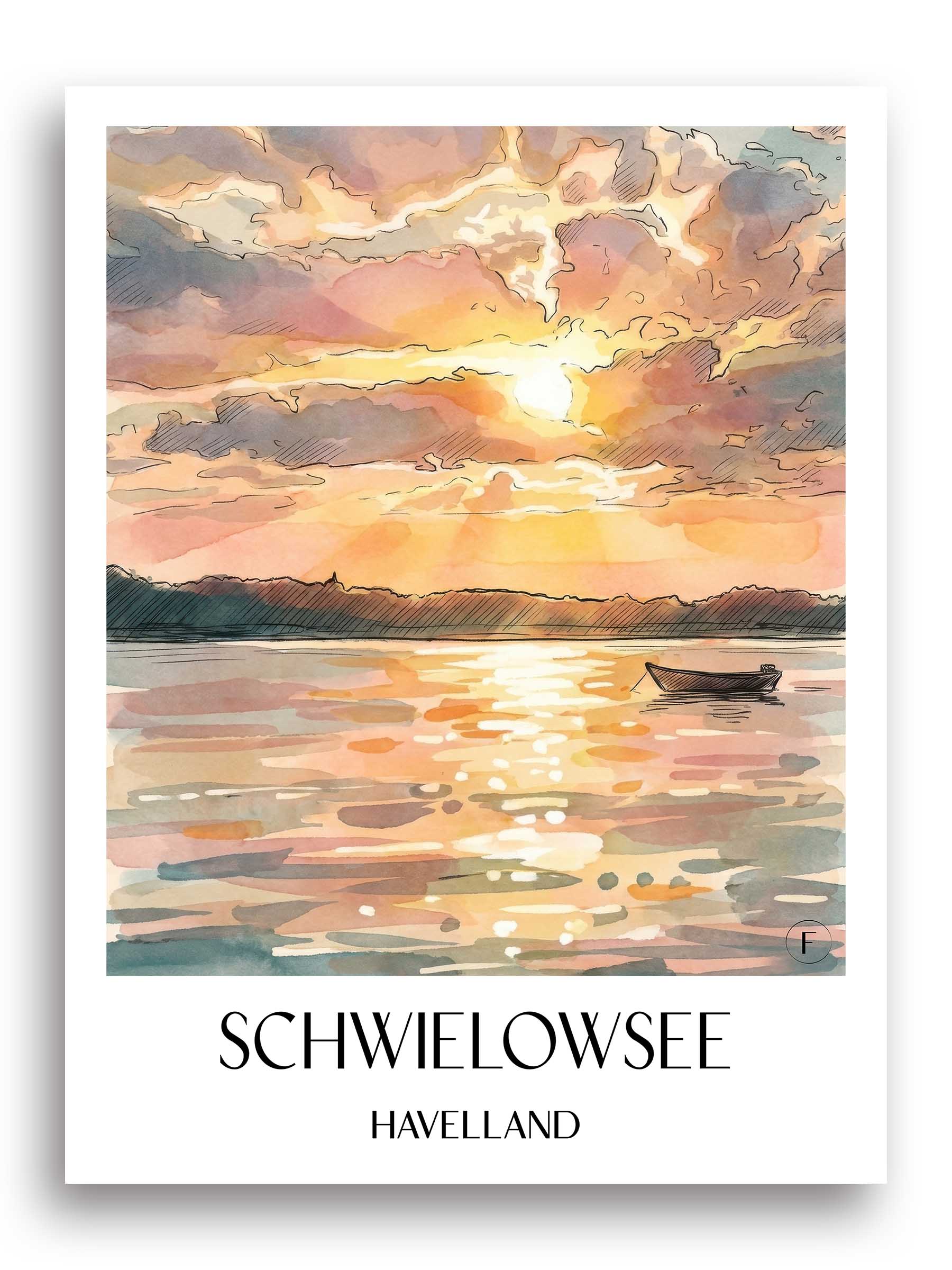 schwielowsee-havelland-deutschland-poster-aquarell