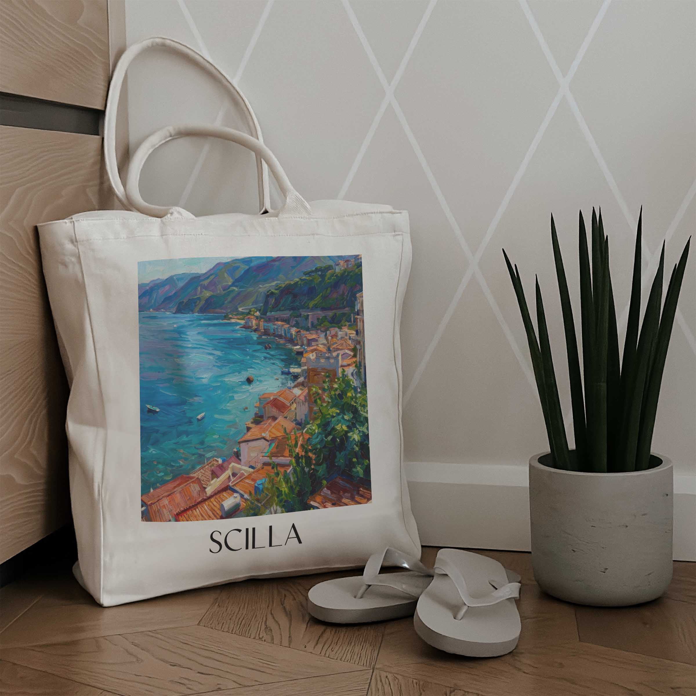 scilla-kalabrien-italien-einkaufstasche-oil-painting-oelgemaelde