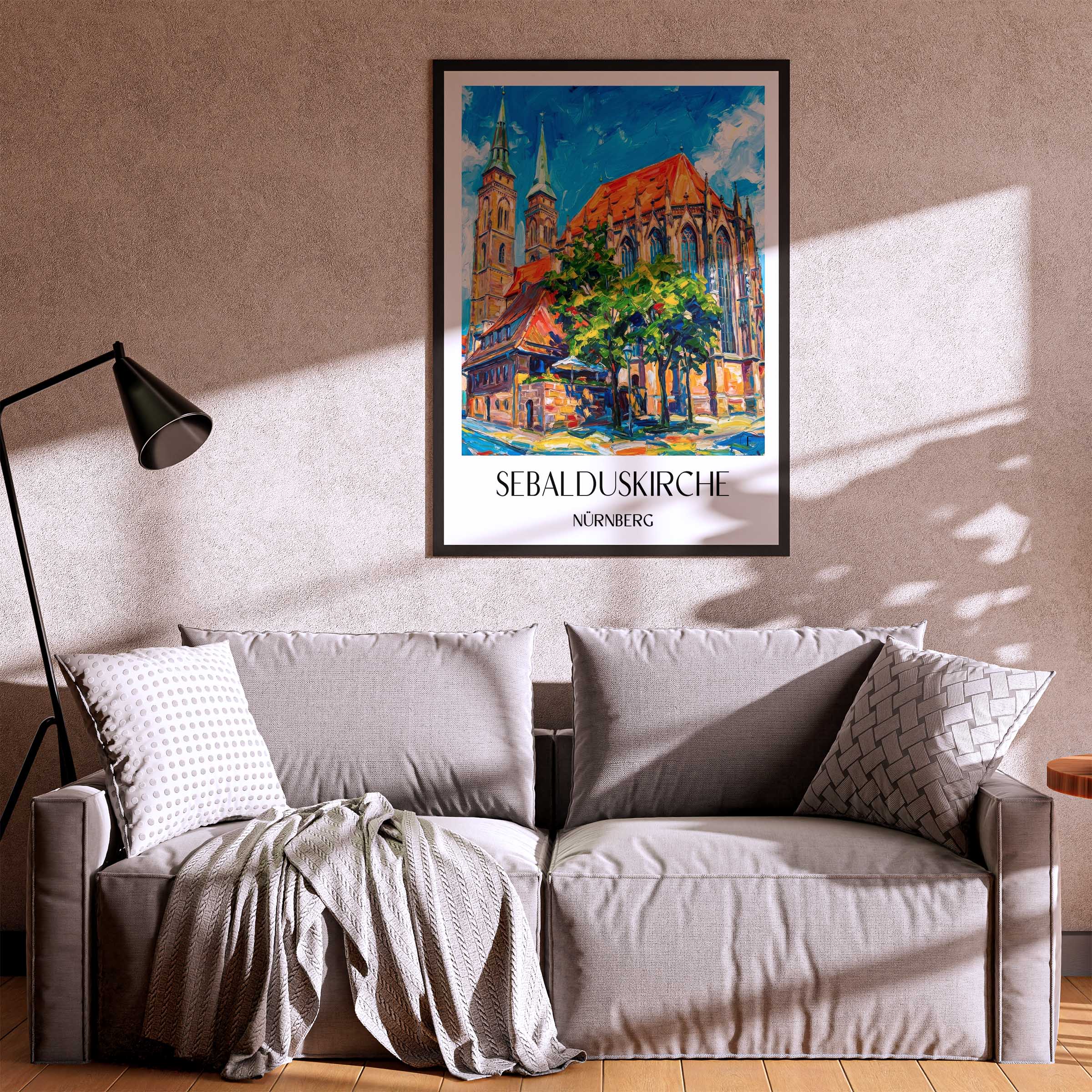sebalduskirche-nürnberg-deutschland-poster-oil-painting-oelgemaelde