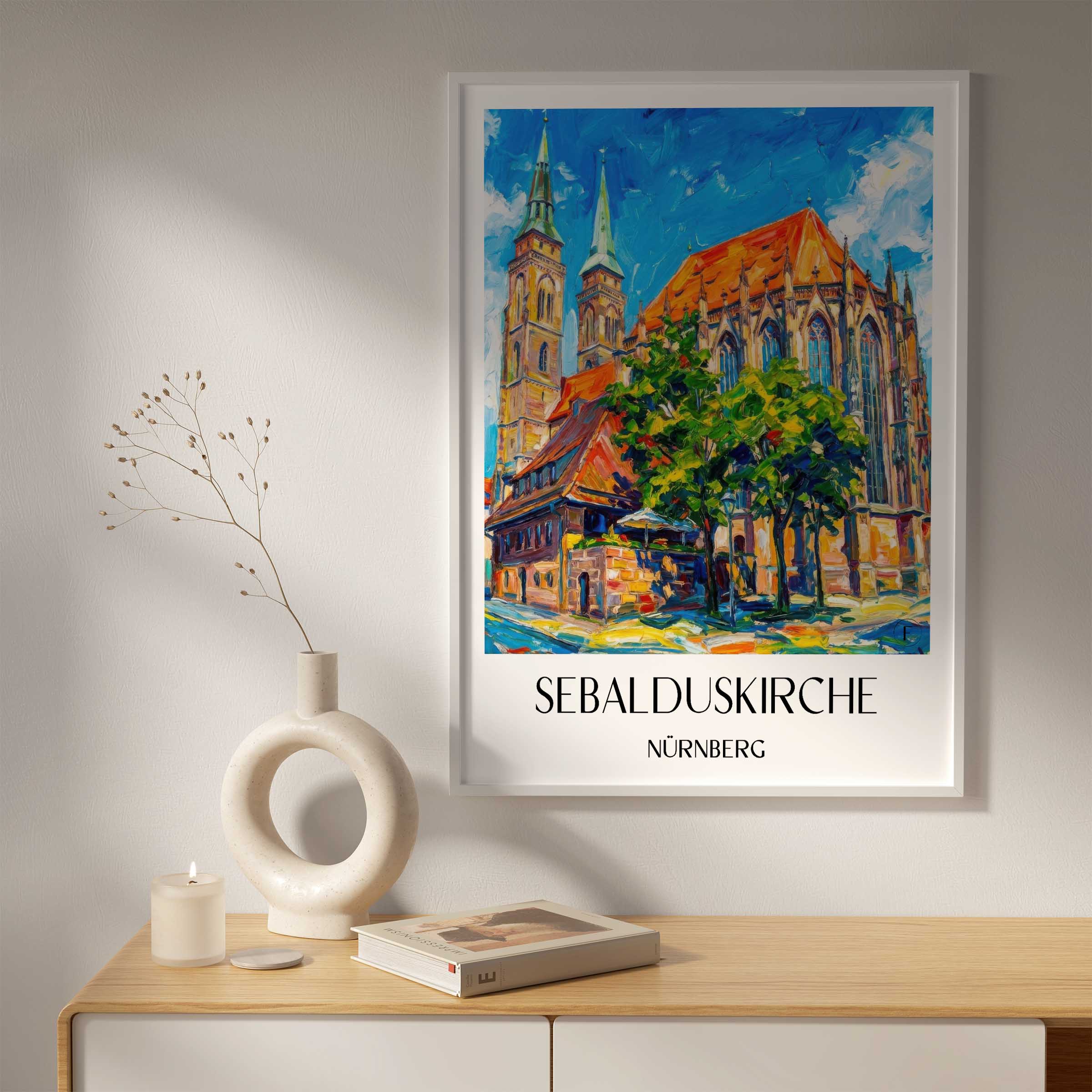 sebalduskirche-nürnberg-deutschland-poster-oil-painting-oelgemaelde