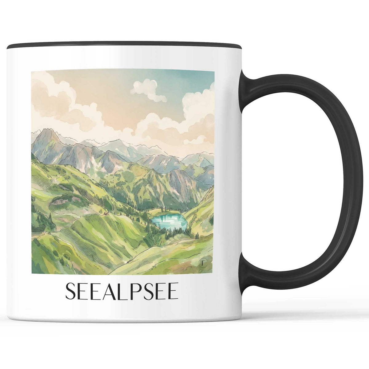 seealpsee-oberallgäu-deutschland-kaffeebecher-aquarell