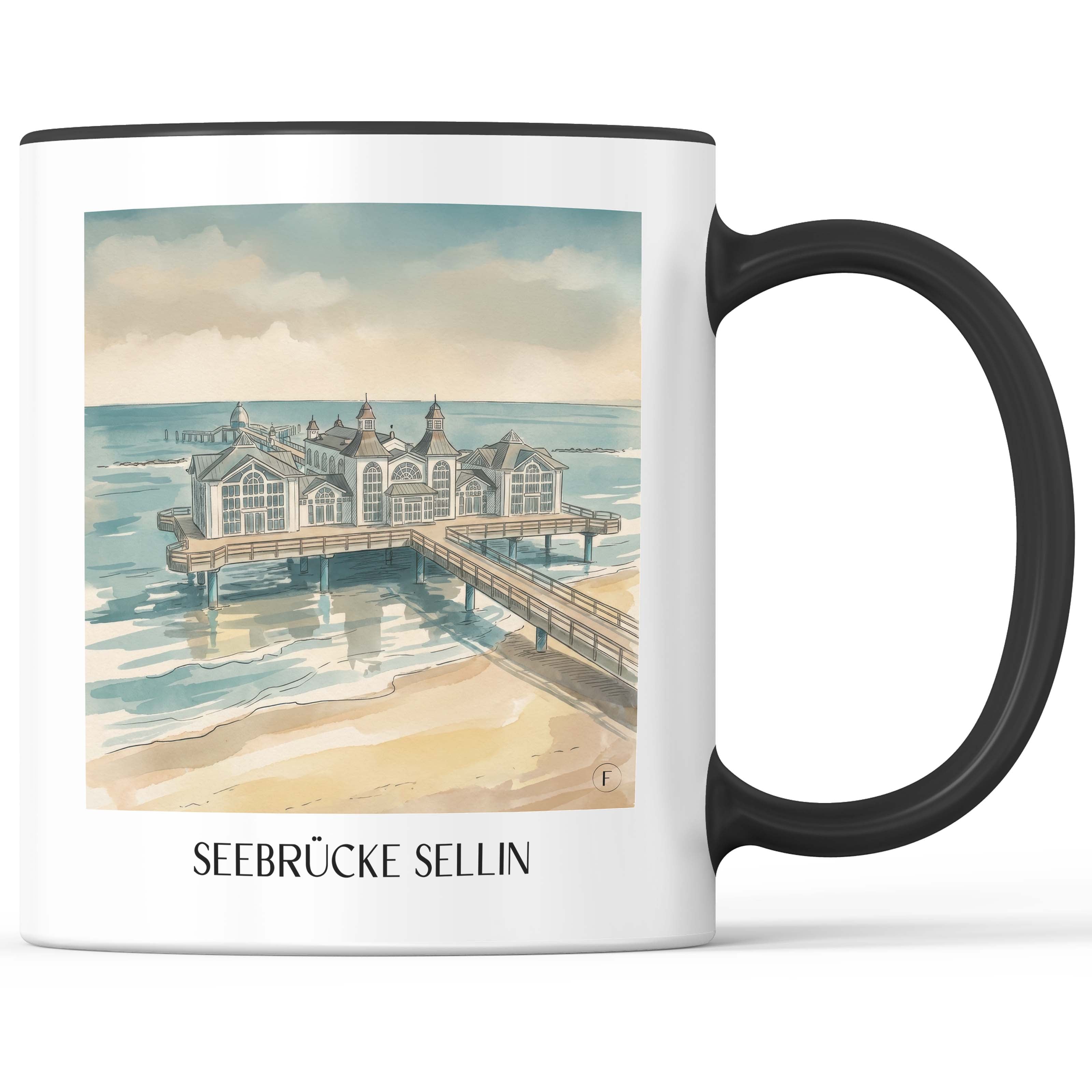 seebrücke-sellin-rügen-deutschland-kaffeebecher-aquarell