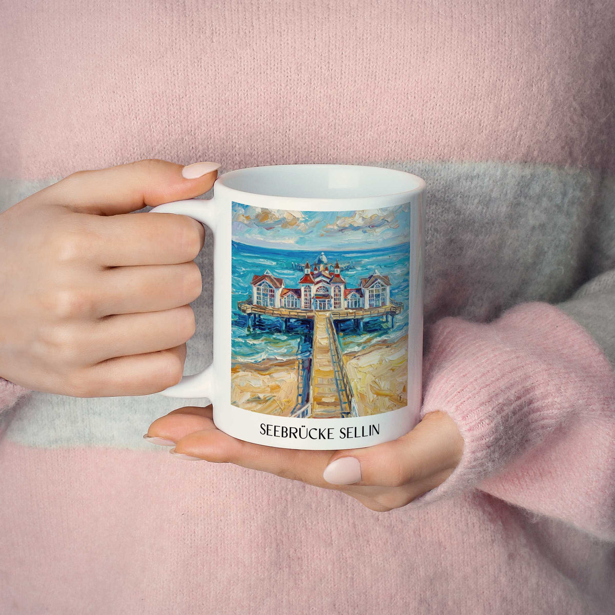 seebrücke-sellin-rügen-deutschland-kaffeebecher-oil-painting-oelgemaelde