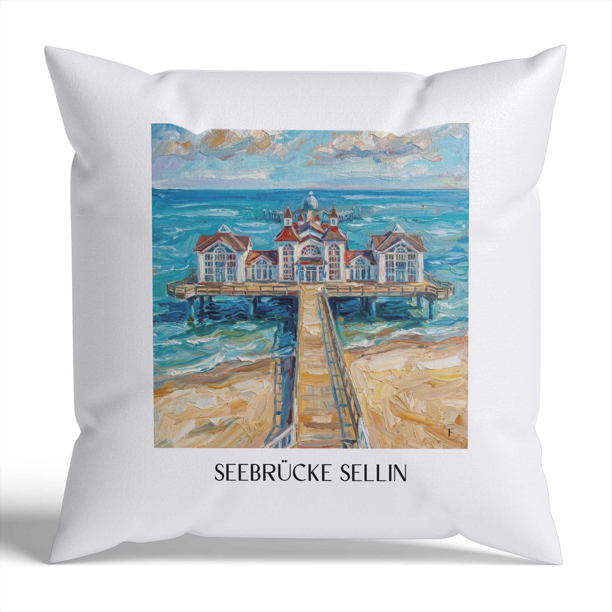seebrücke-sellin-rügen-deutschland-kissenbezug-oil-painting-oelgemaelde