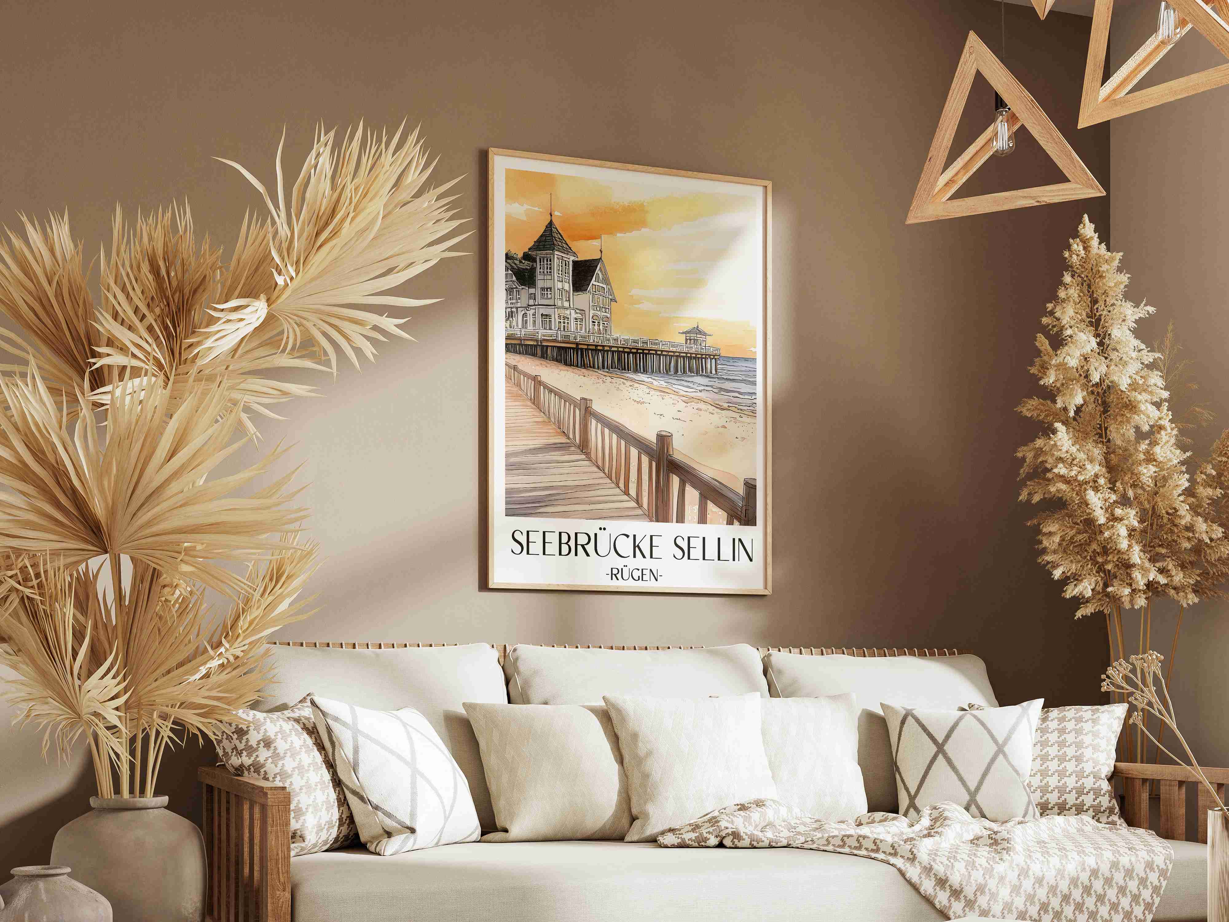 seebrücke-sellin-rügen-deutschland-poster-aquarell