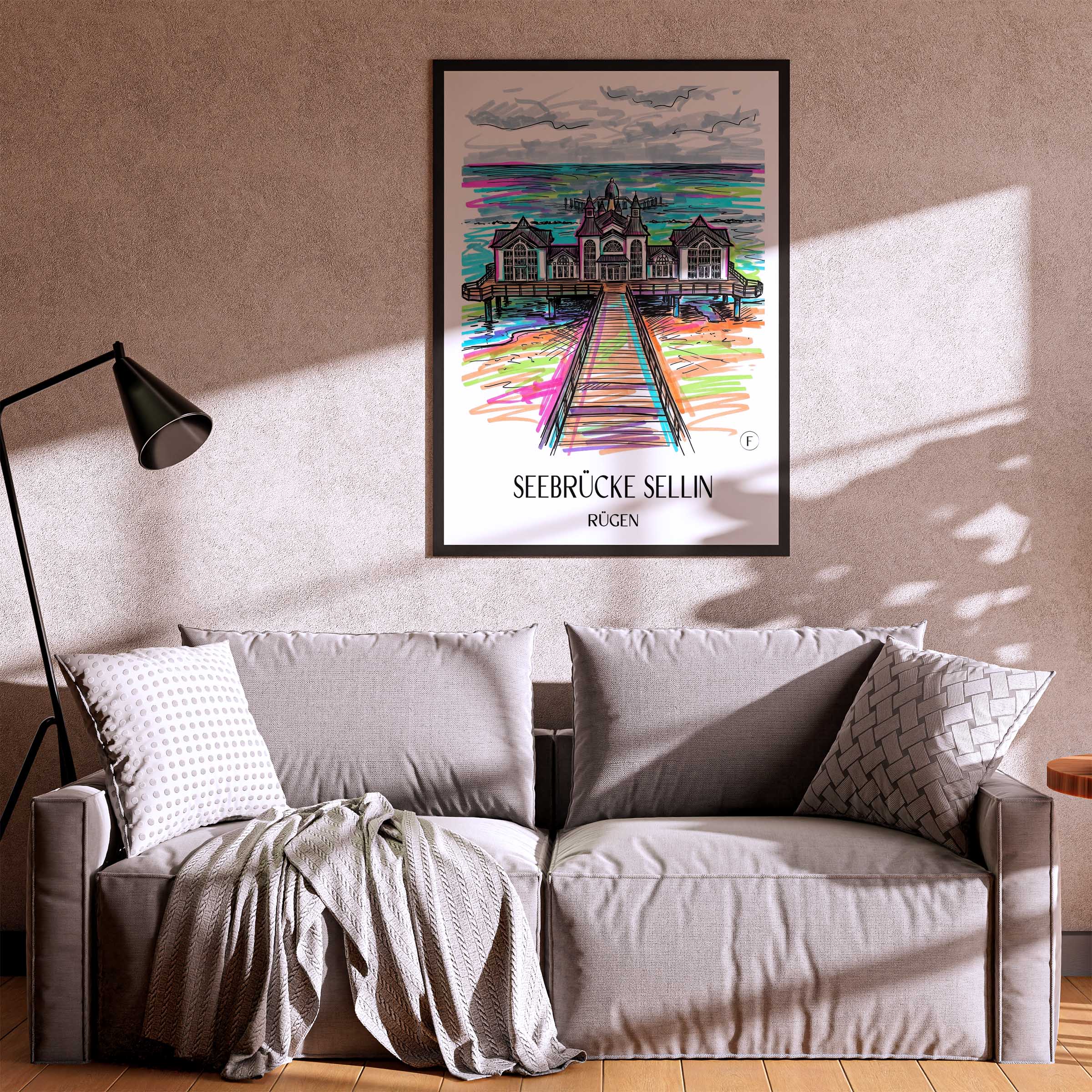 seebrücke-sellin-rügen-deutschland-poster-graffiti
