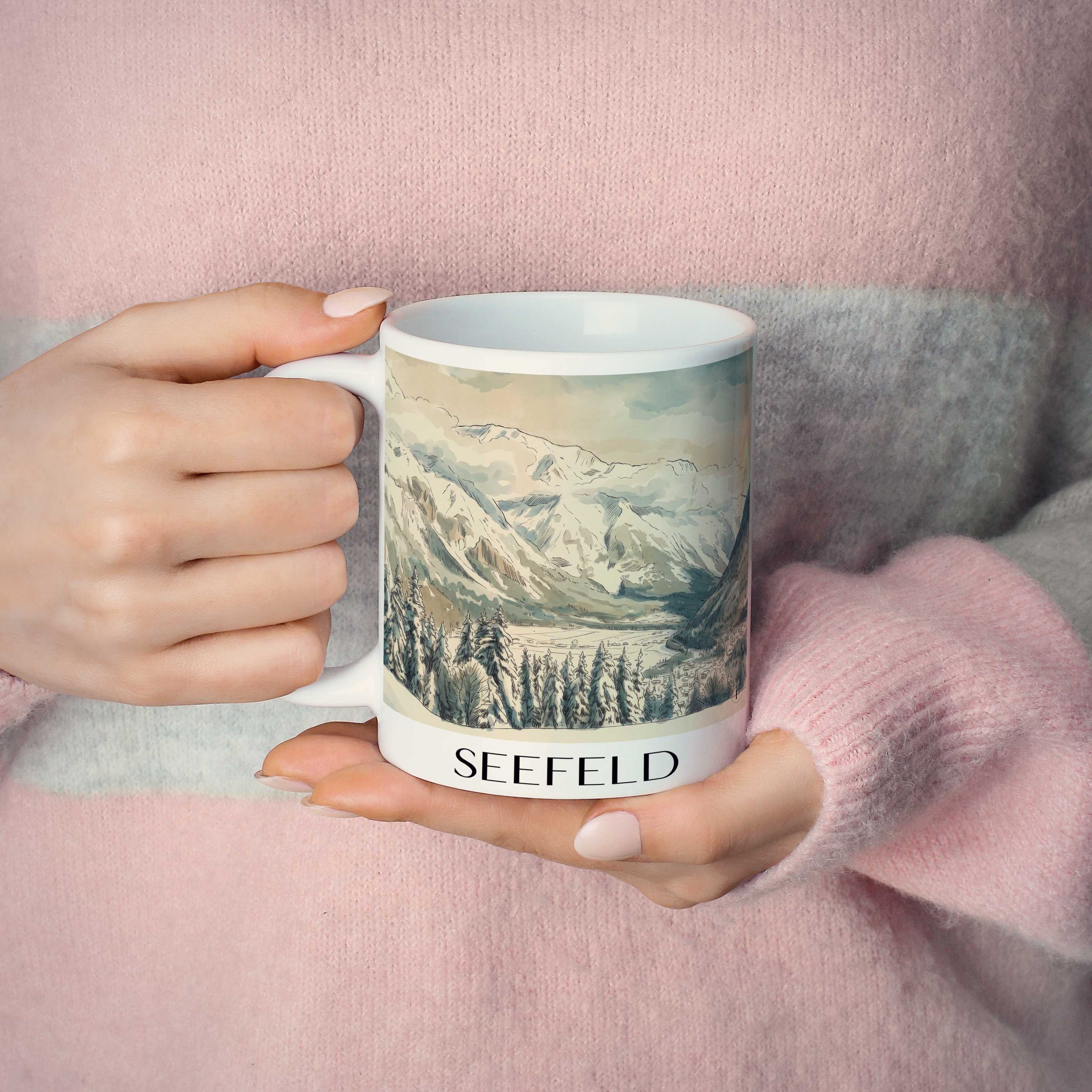 seefeld-tirol-österreich-kaffeebecher-aquarell
