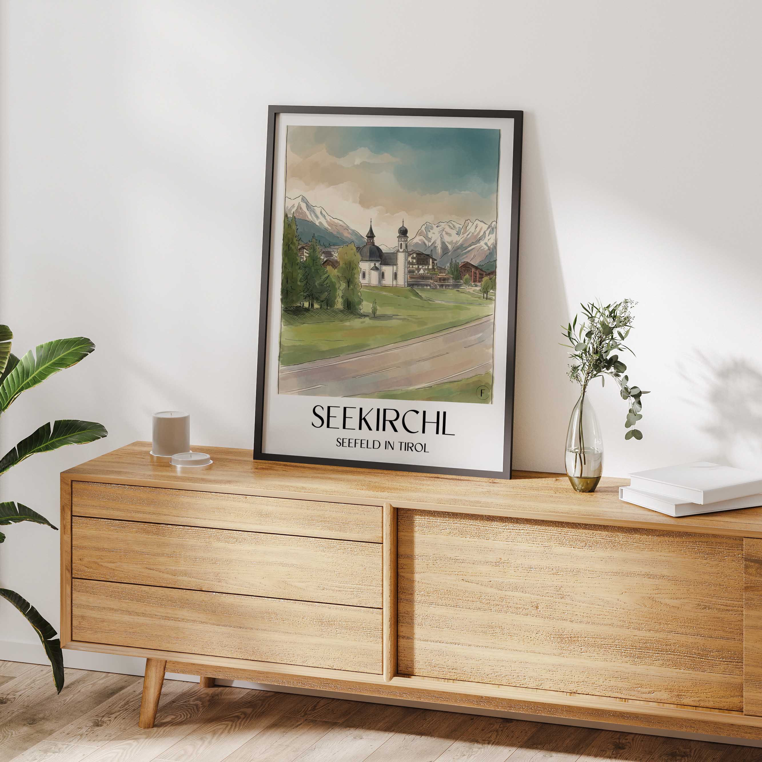 seekirchl-seefeld-in-tirol-österreich-poster-aquarell