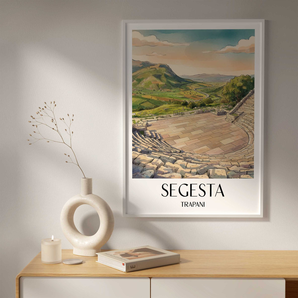 segesta-trapani-italien-poster-aquarell