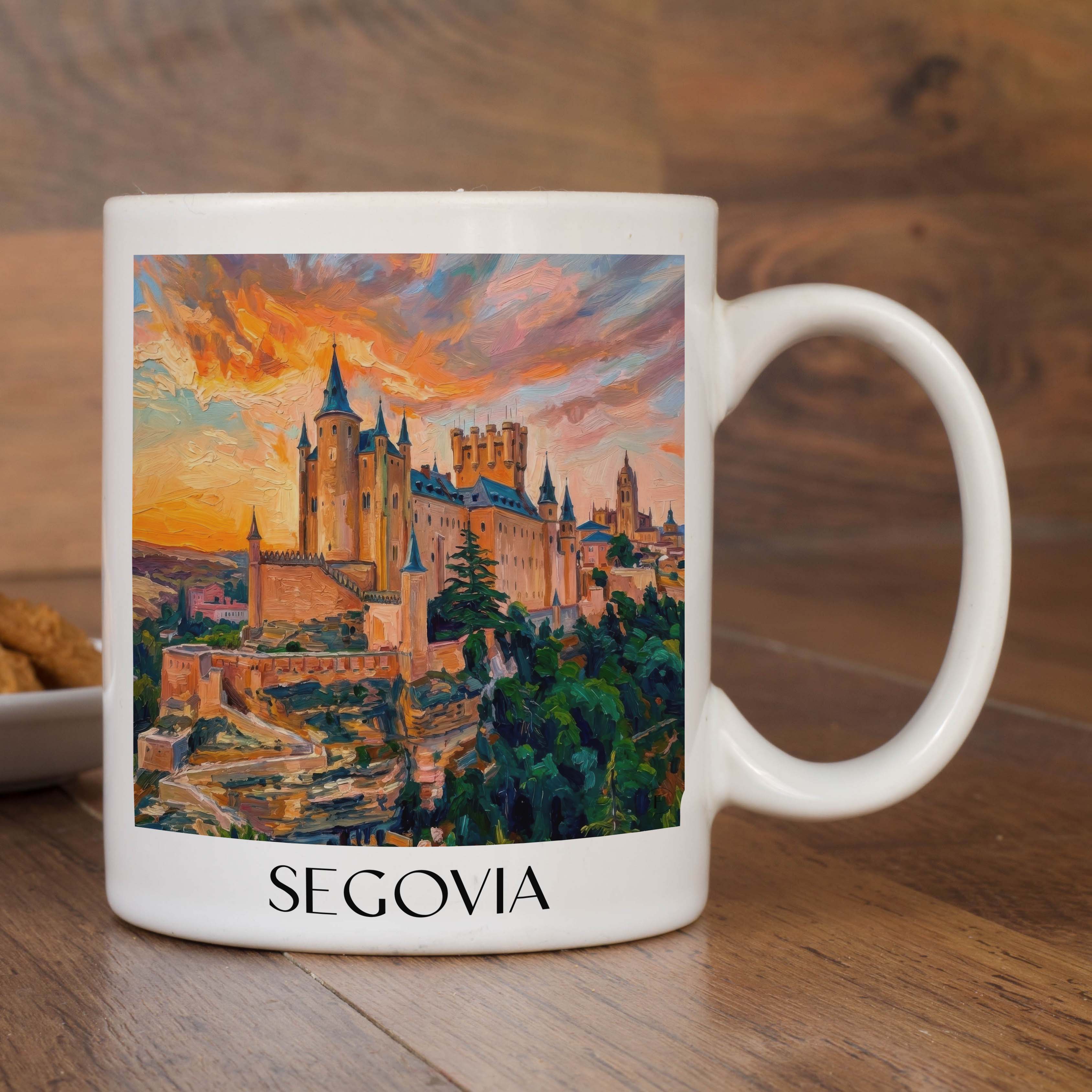 segovia-spanien-spanien-kaffeebecher-oil-painting-oelgemaelde