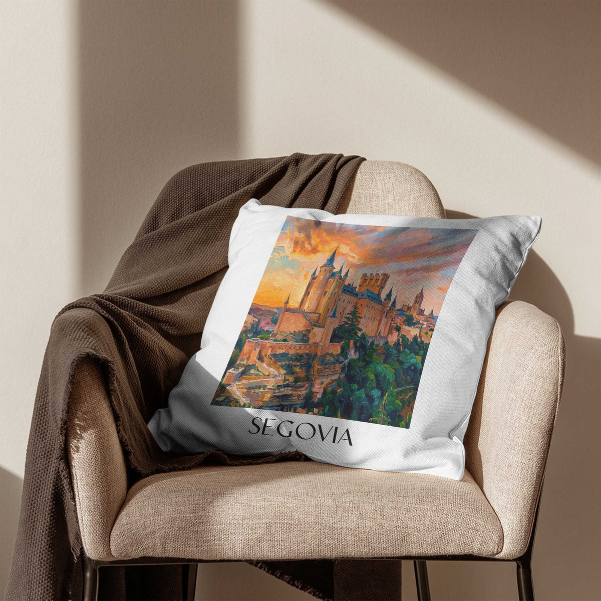 segovia-spanien-spanien-kissenbezug-oil-painting-oelgemaelde