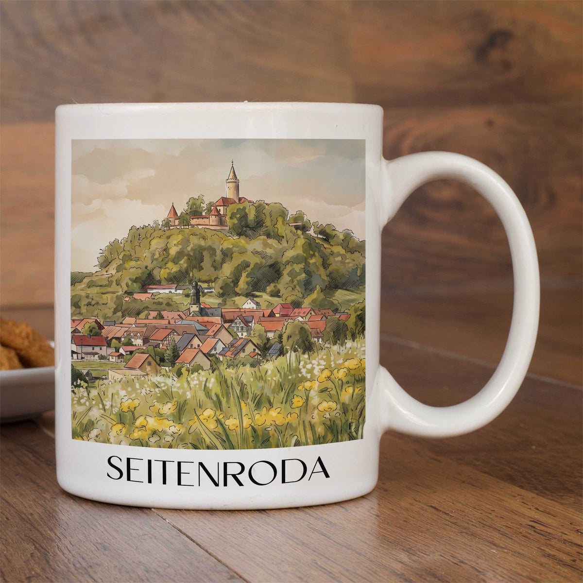 seitenroda-saaletal-deutschland-kaffeebecher-aquarell
