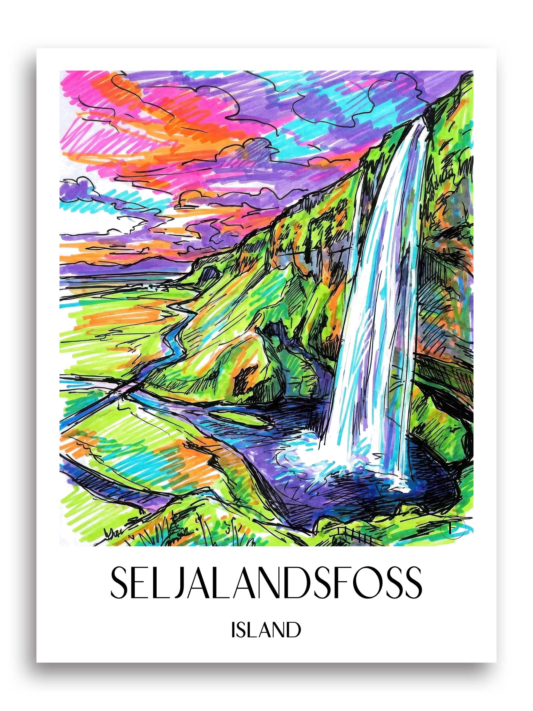 seljalandsfoss-island-poster-graffiti