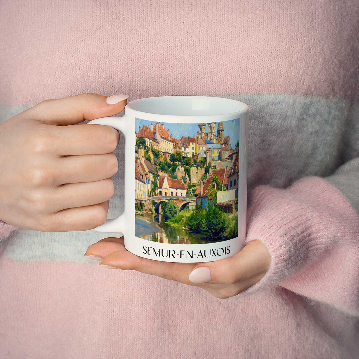 semur-en-auxois-auxois-frankreich-kaffeebecher-oil-painting-oelgemaelde