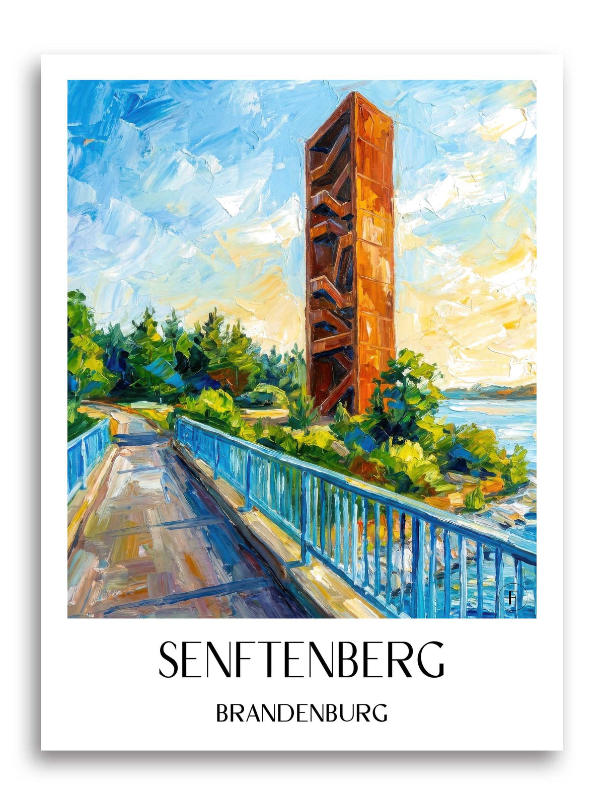 senftenberg-brandenburg-deutschland-poster-oil-painting-oelgemaelde