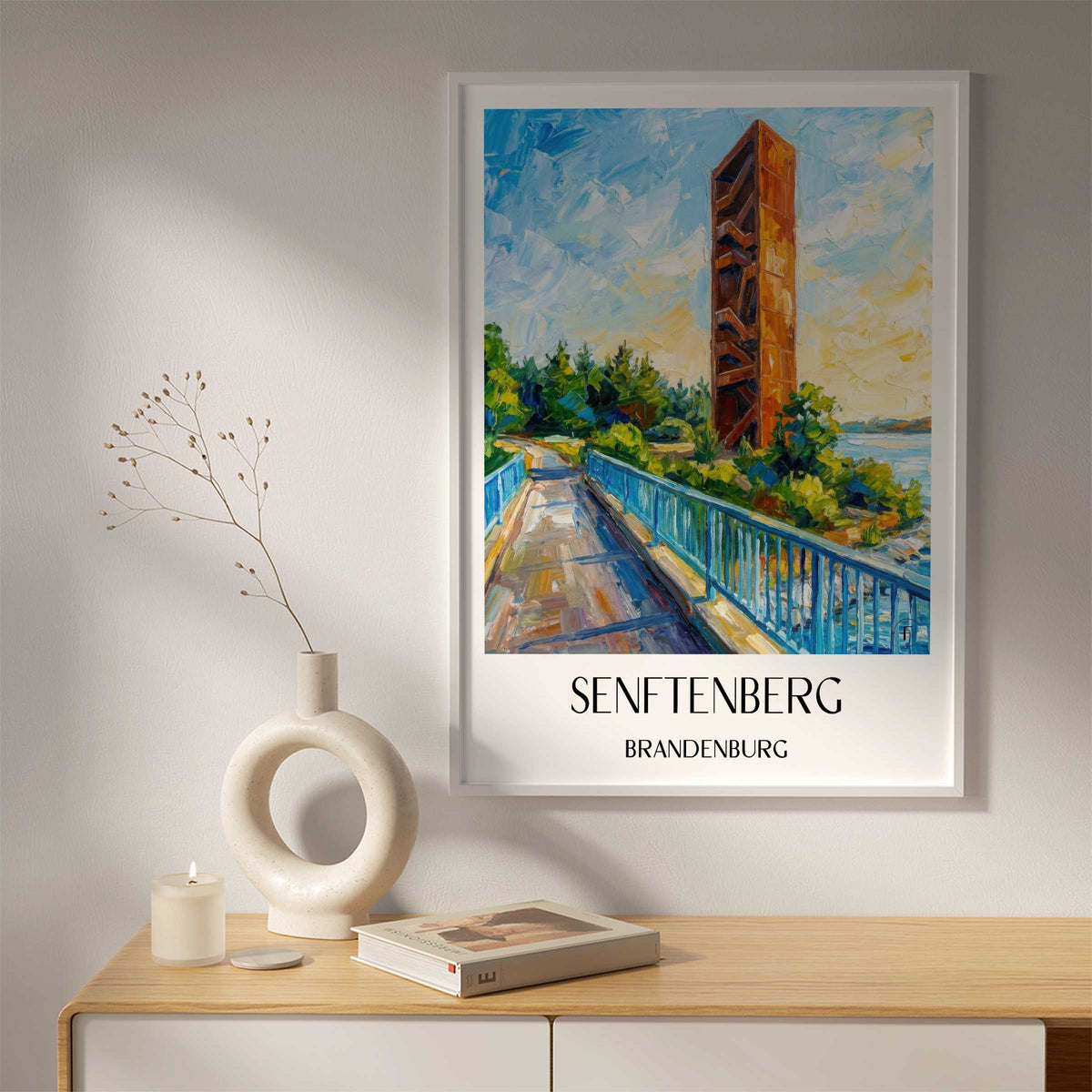 senftenberg-brandenburg-deutschland-poster-oil-painting-oelgemaelde