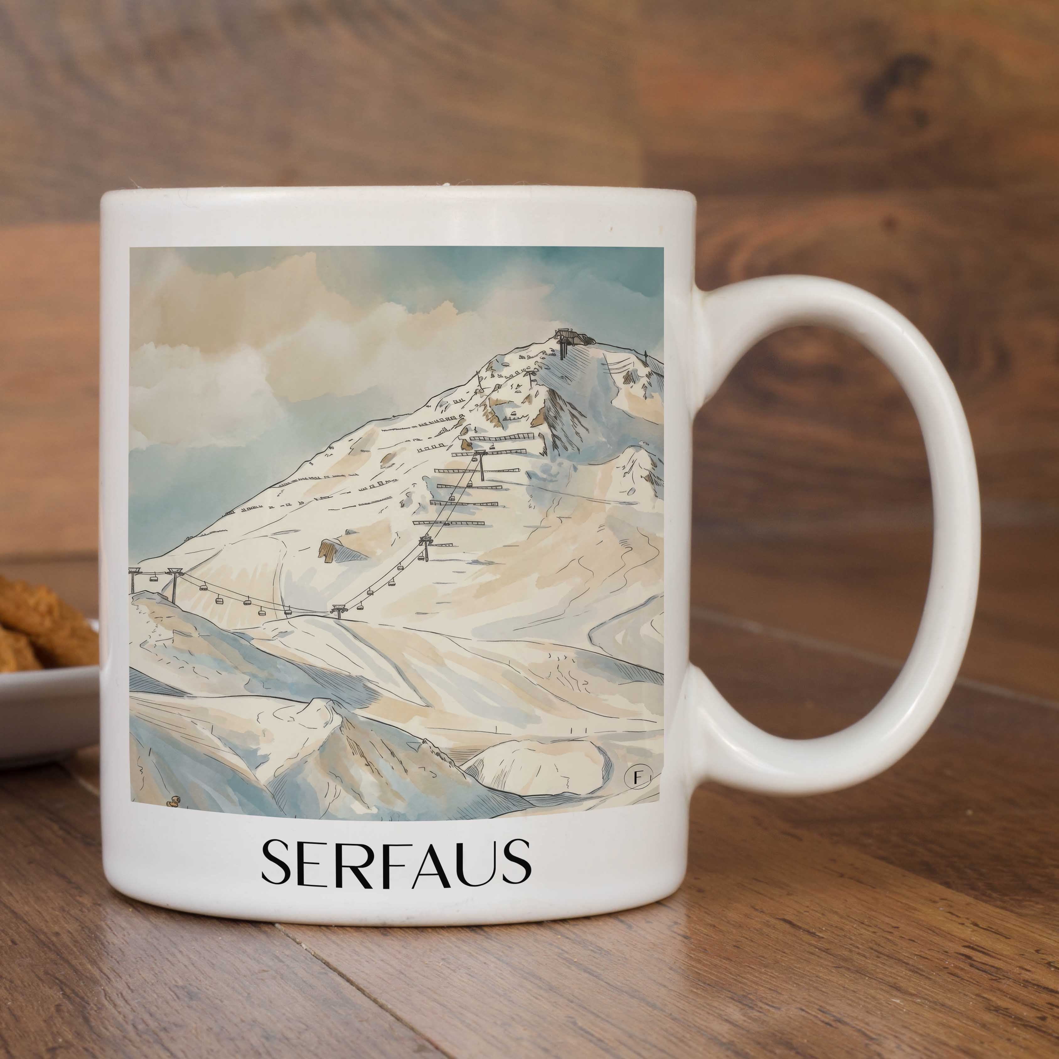 serfaus-tirol-österreich-kaffeebecher-aquarell
