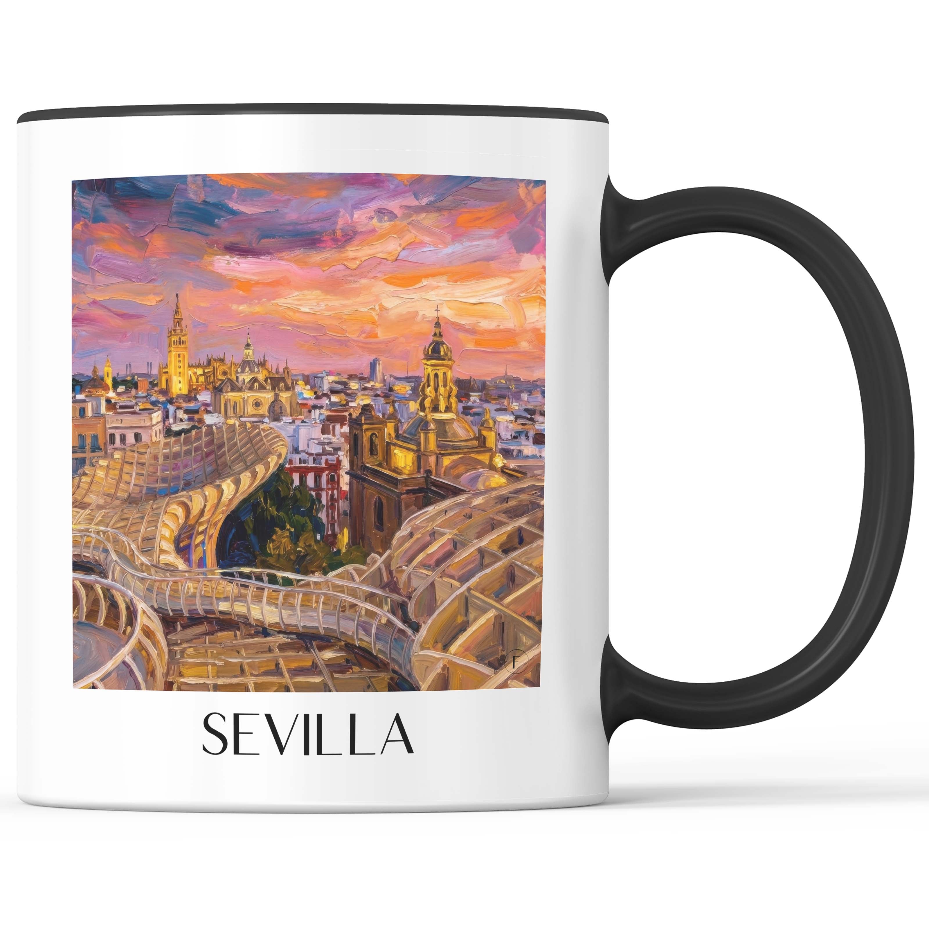 sevilla-spanien-spanien-kaffeebecher-oil-painting-oelgemaelde