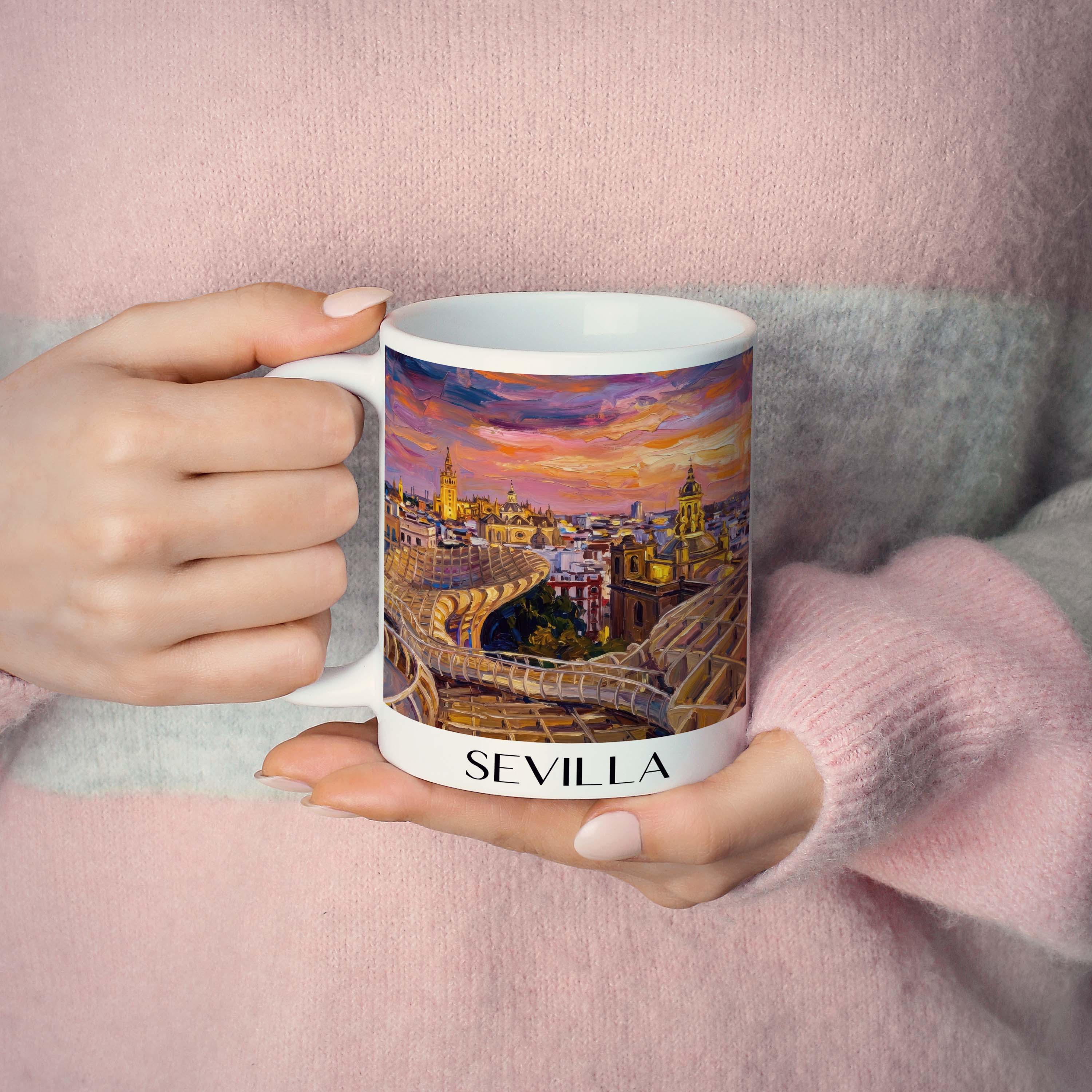 sevilla-spanien-spanien-kaffeebecher-oil-painting-oelgemaelde