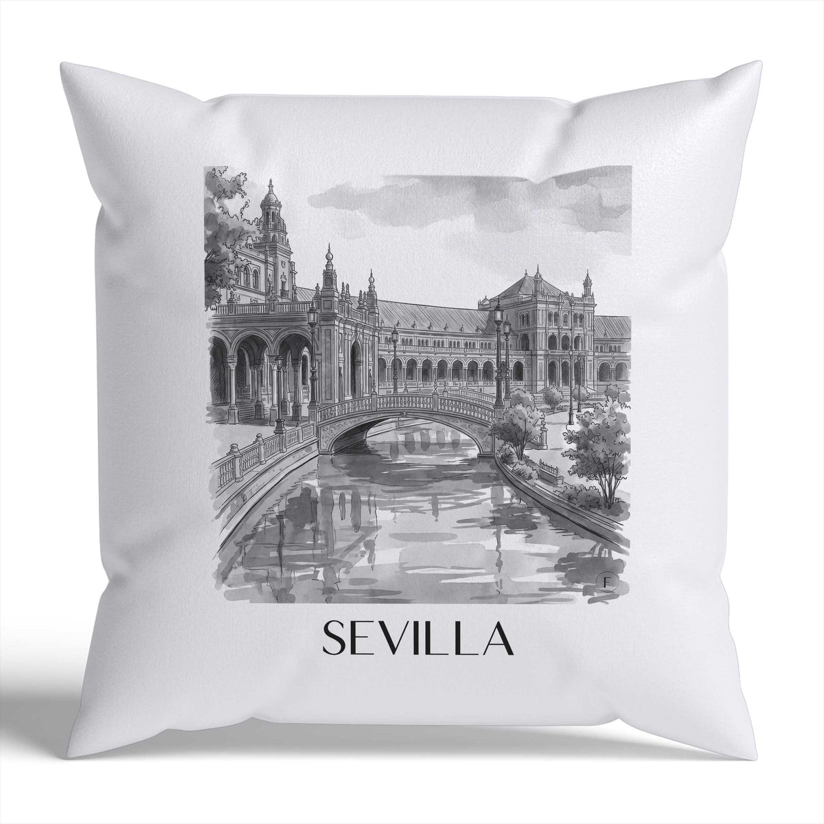 sevilla-spanien-spanien-kissenbezug-aquarell-schwarz-weiss