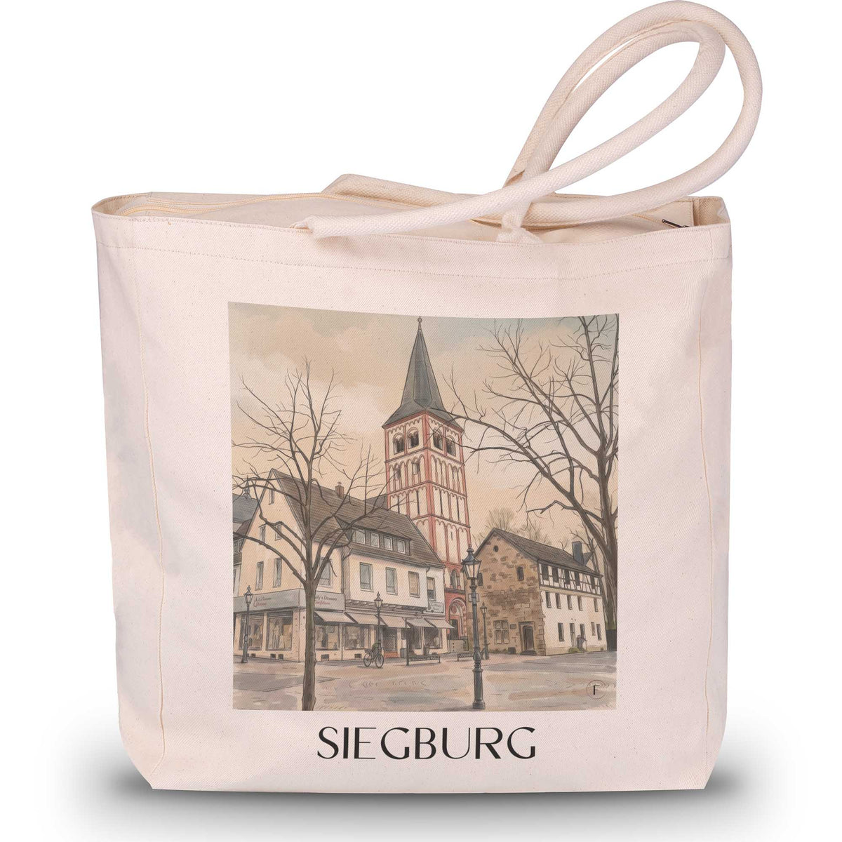 siegburg-rheinland-deutschland-einkaufstasche-aquarell