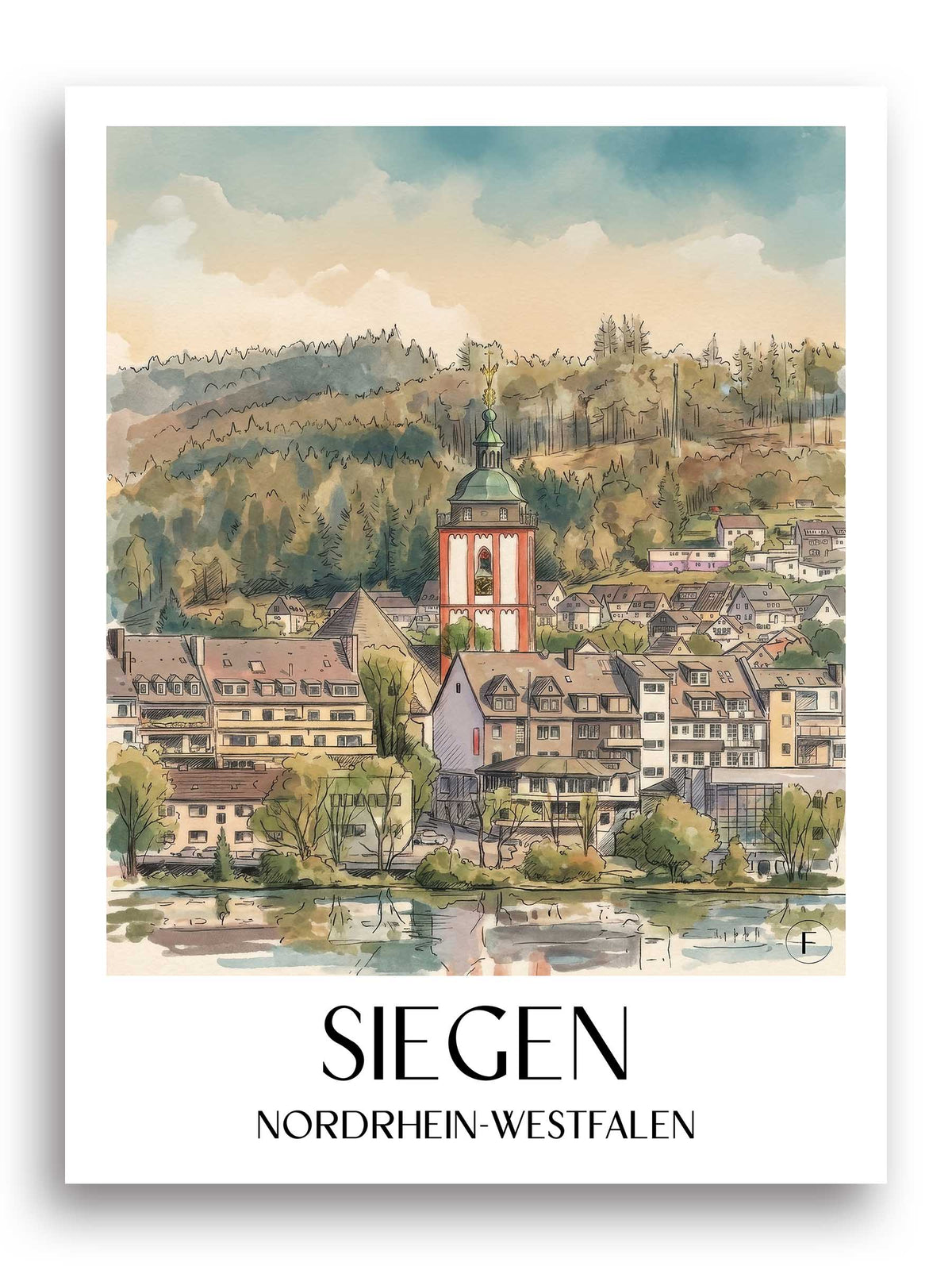 siegen-nordrhein-westfalen-deutschland-poster-aquarell