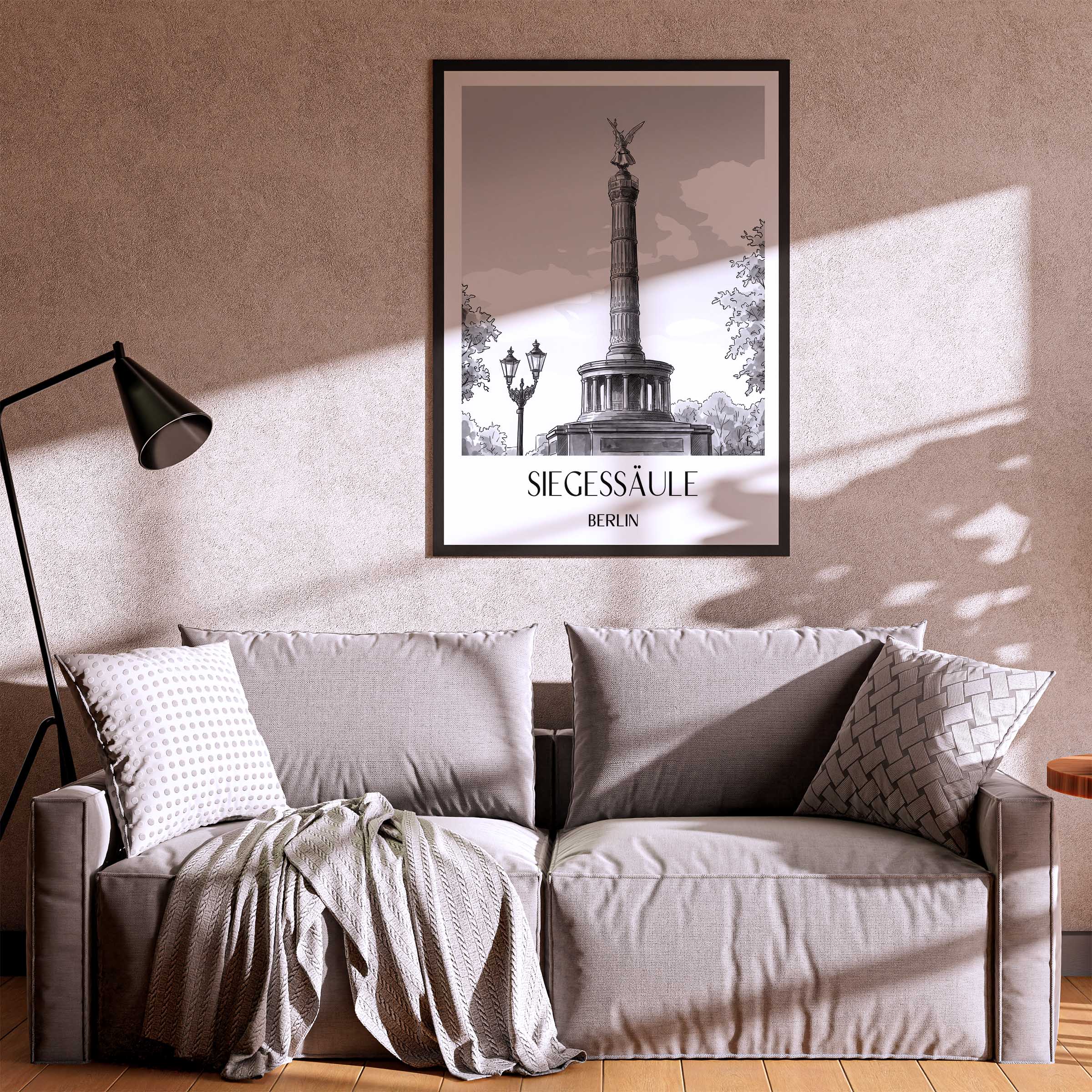 siegessäule-berlin-deutschland-poster-aquarell-schwarz-weiss